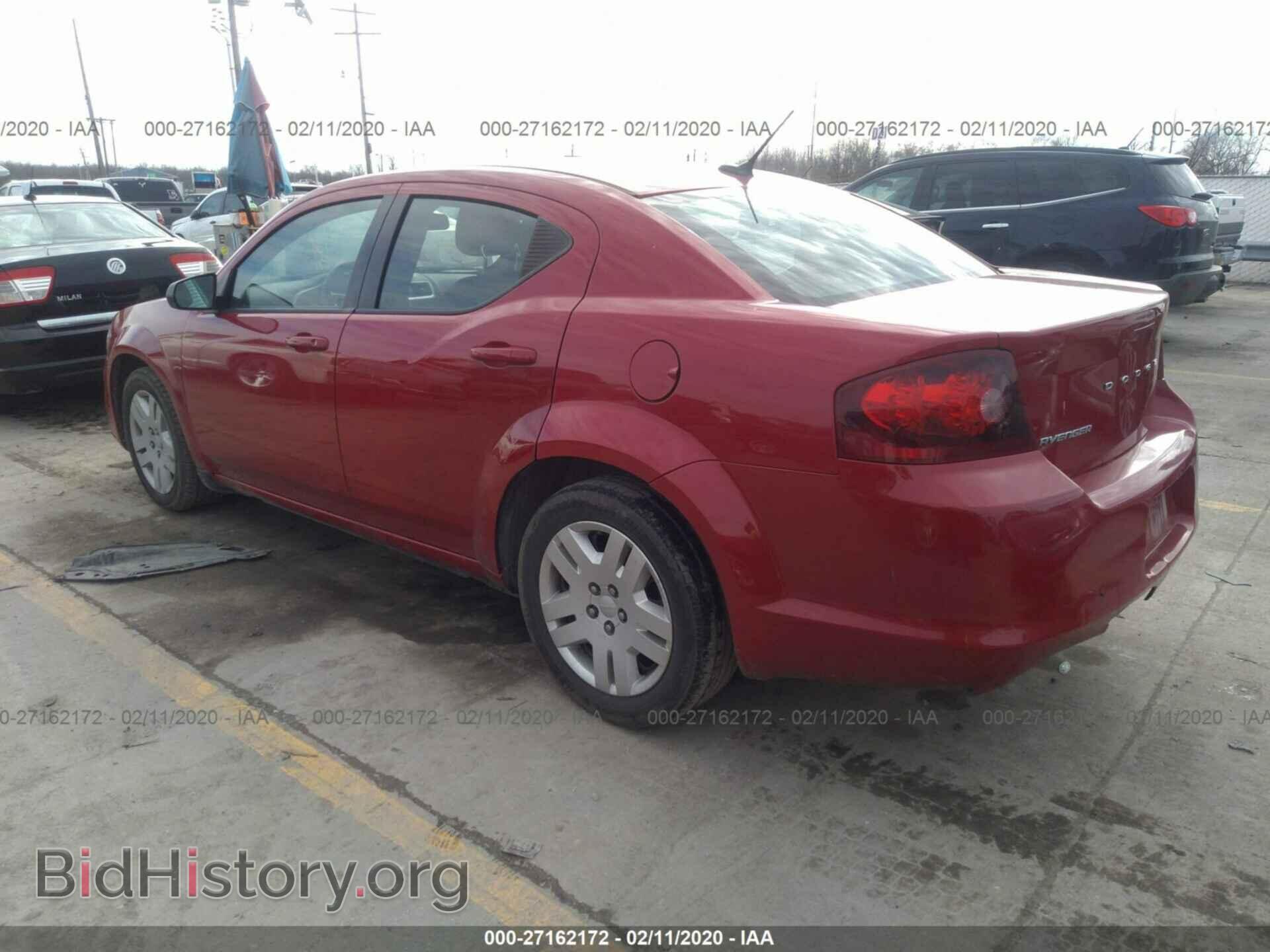2013 DODGE AVENGER - VIN: 1C3CDZAB6DN596203 - Фото 3