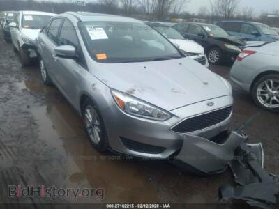 2016 Ford FOCUS SE, silver — VIN 1FADP3F22GL277206, IAAI