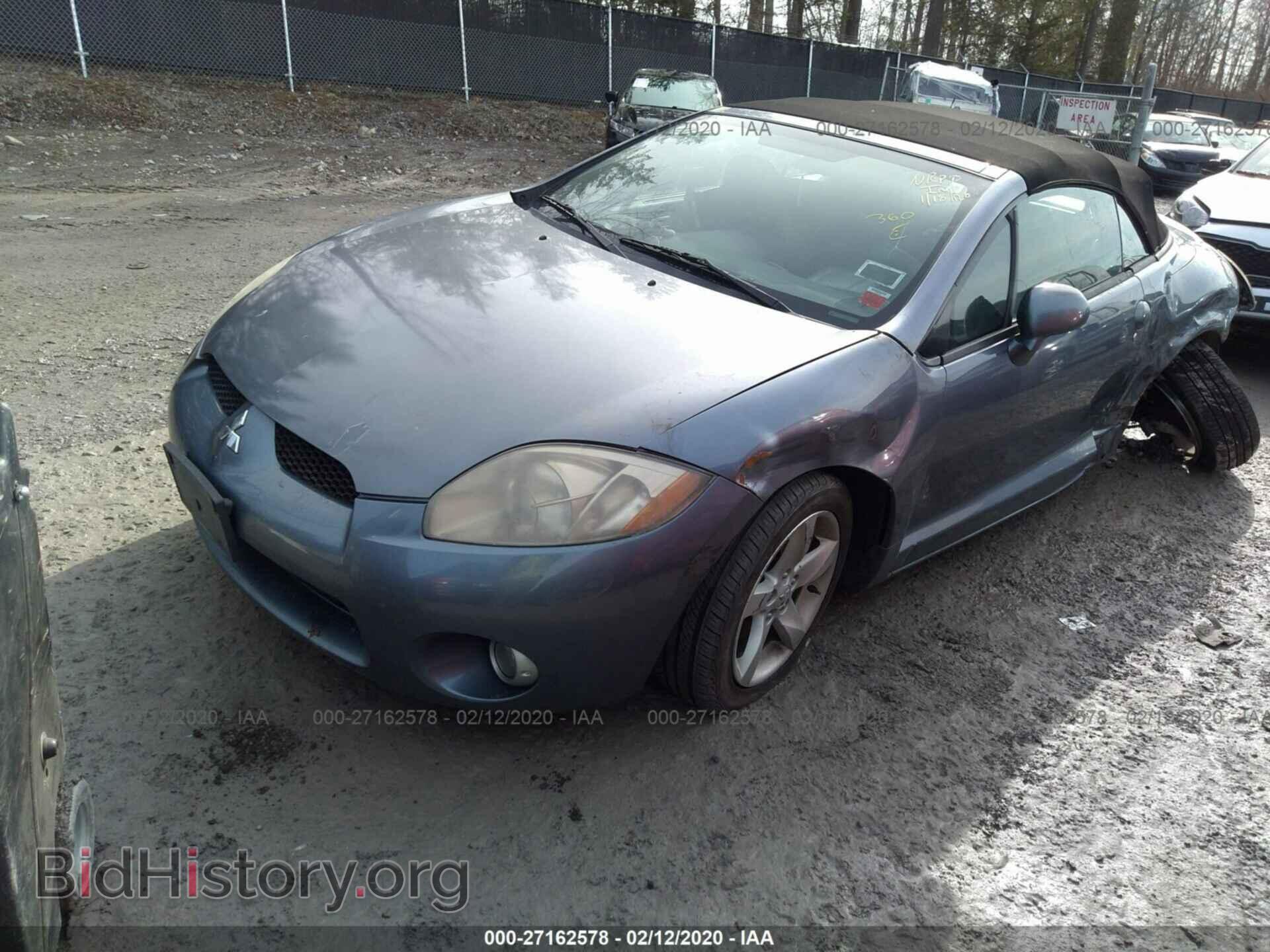 2007 MITSUBISHI ECLIPSE - VIN: 4A3AL25F37E042984 - Фото 2