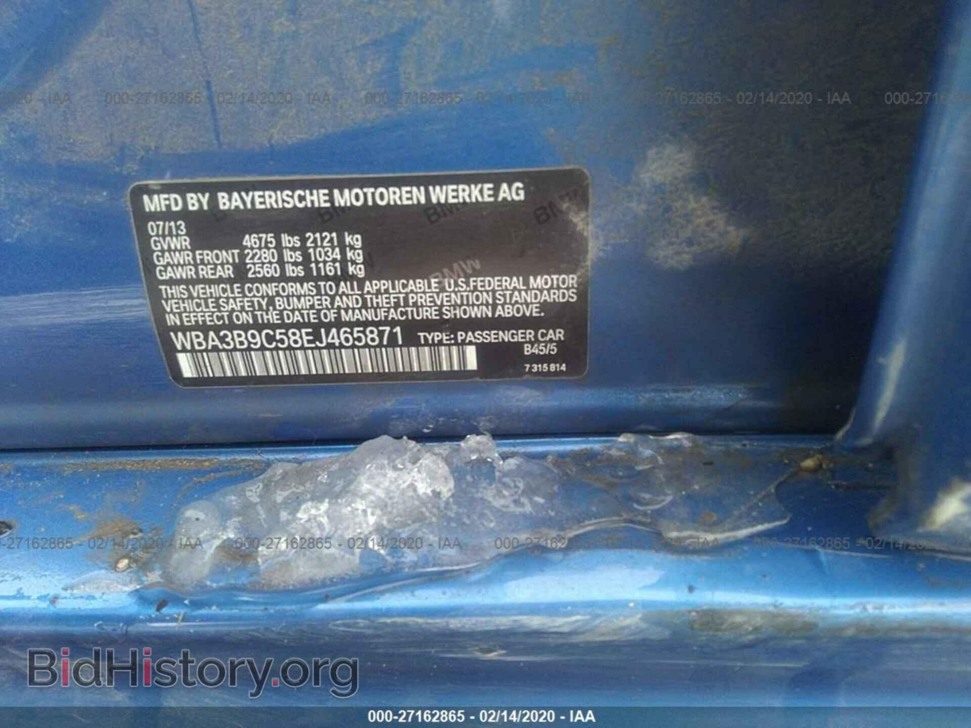 2014 BMW 335 - VIN: WBA3B9C58EJ465871 - Photo 9