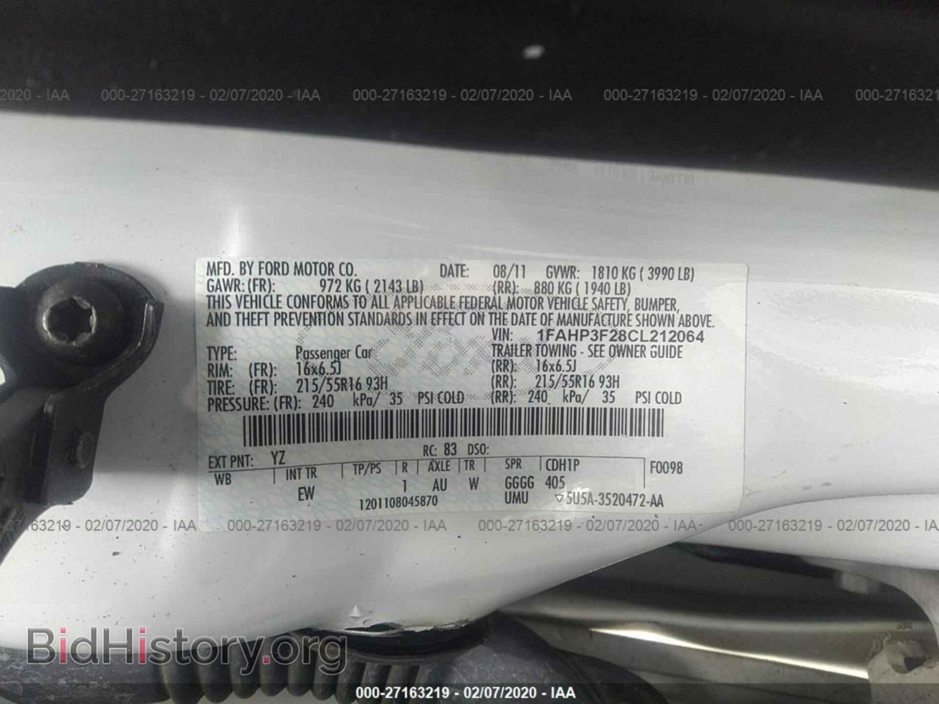 2012 FORD FOCUS - VIN: 1FAHP3F28CL212064 - Photo 9