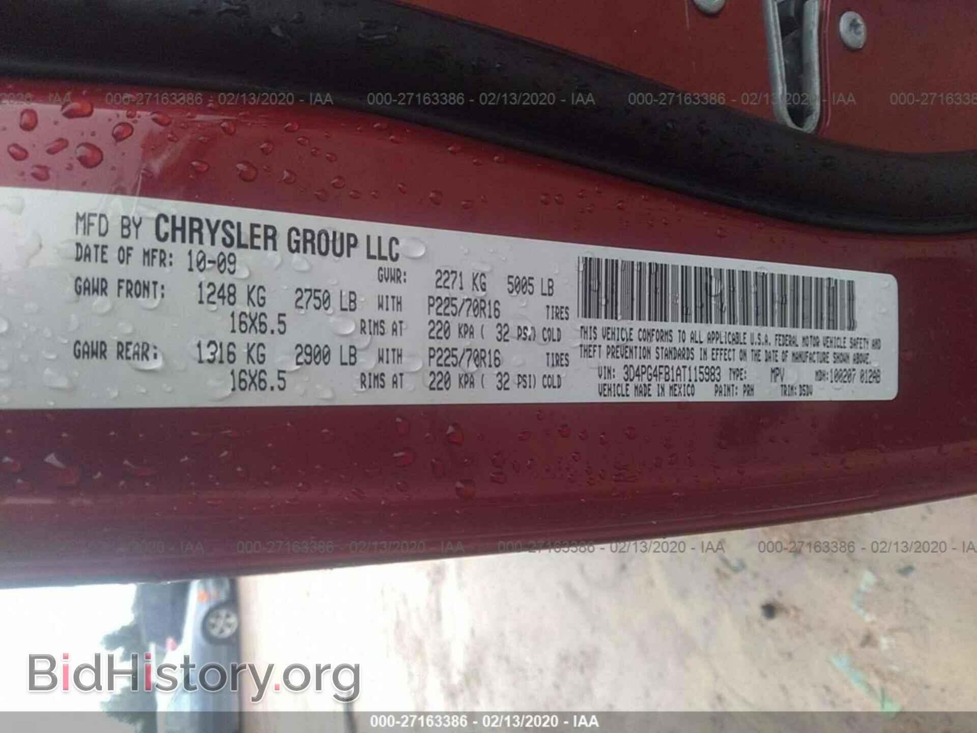 2010 DODGE JOURNEY - VIN: 3D4PG4FB1AT115983 - Фото 9