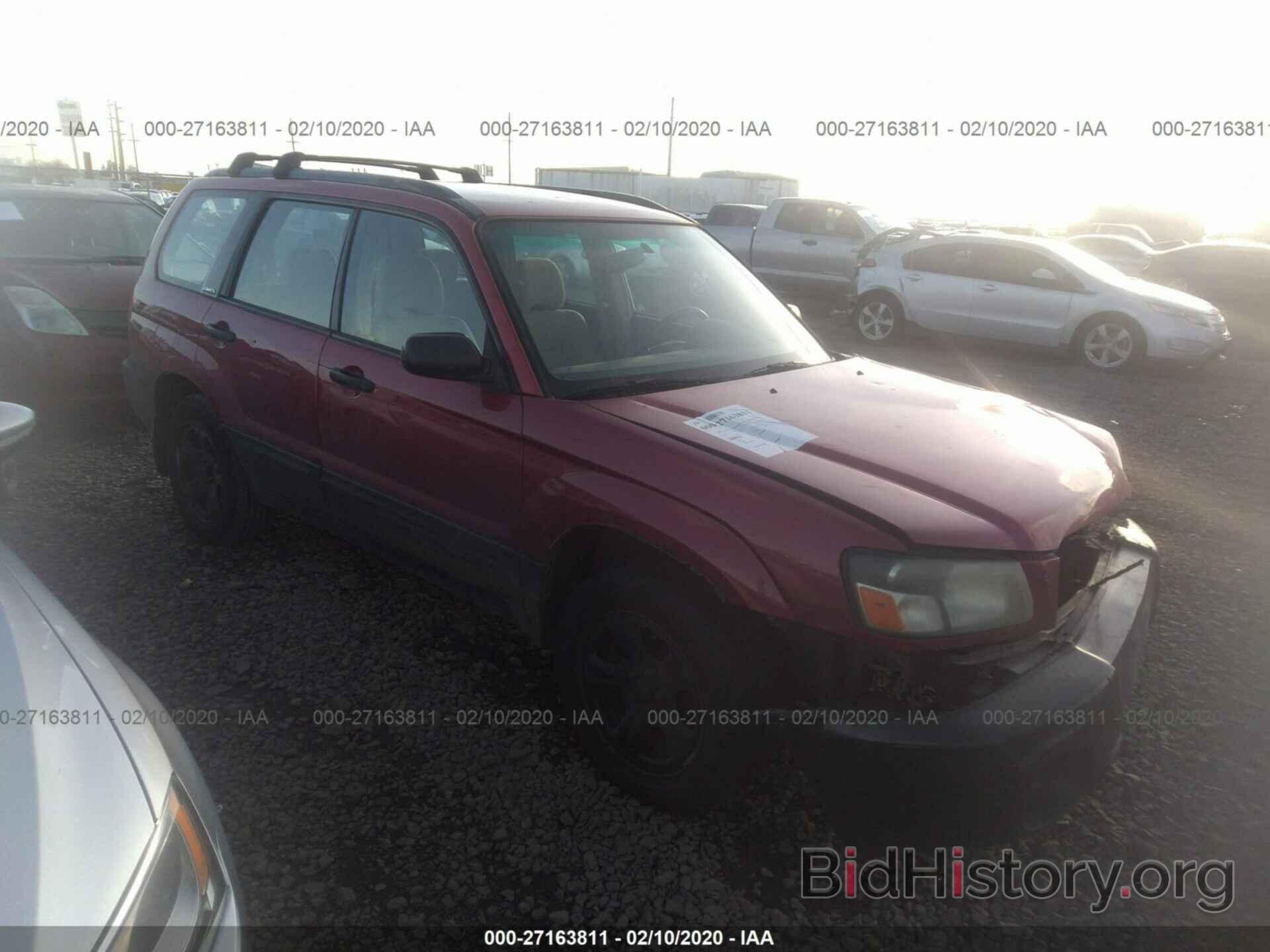 Photo JF1SG63683H706989 - SUBARU FORESTER 2003