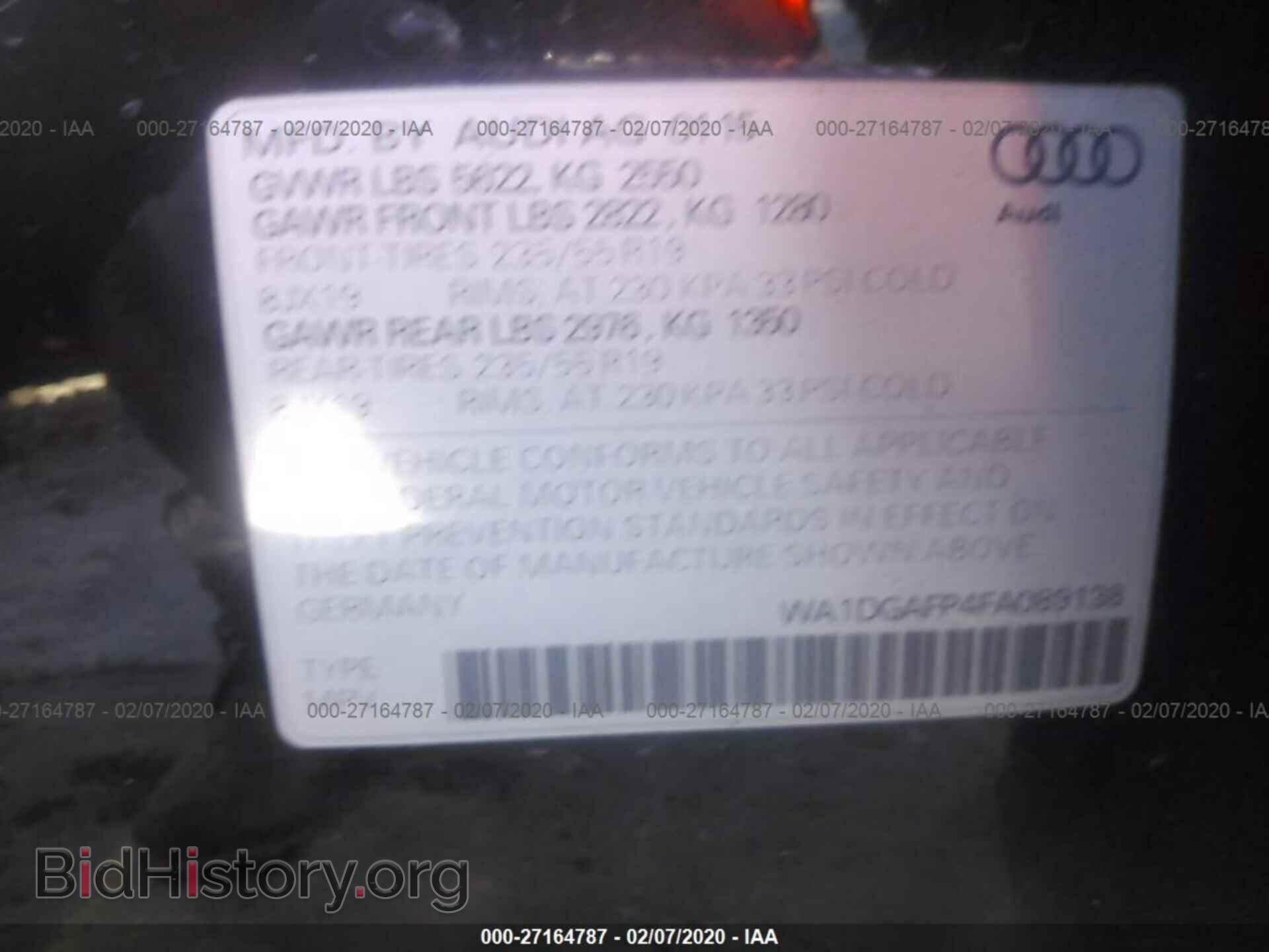 2015 AUDI Q5 - VIN: WA1DGAFP4FA089138 - Photo 9