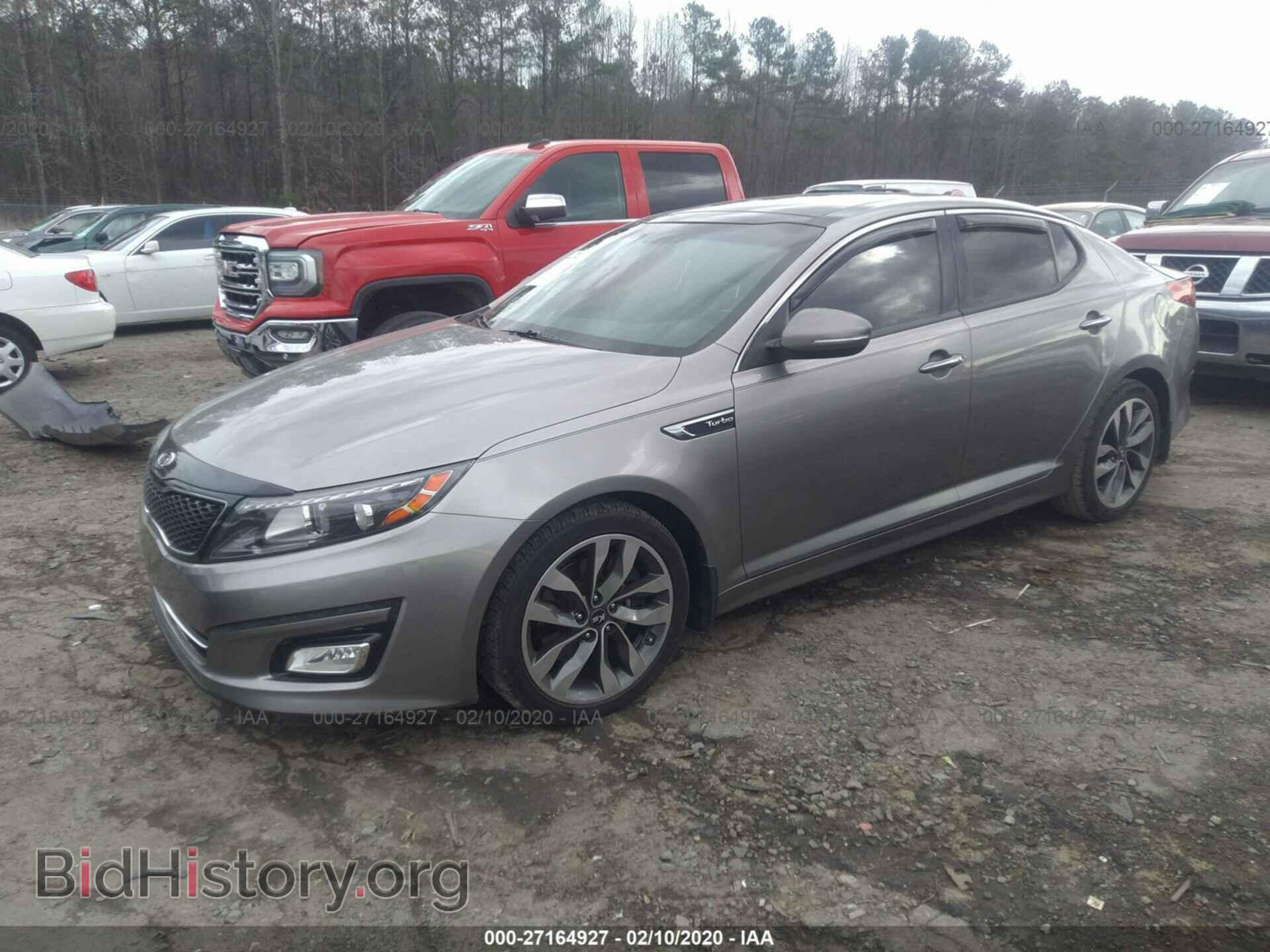 2015 KIA OPTIMA - VIN: 5XXGR4A69FG493425 - Фото 2