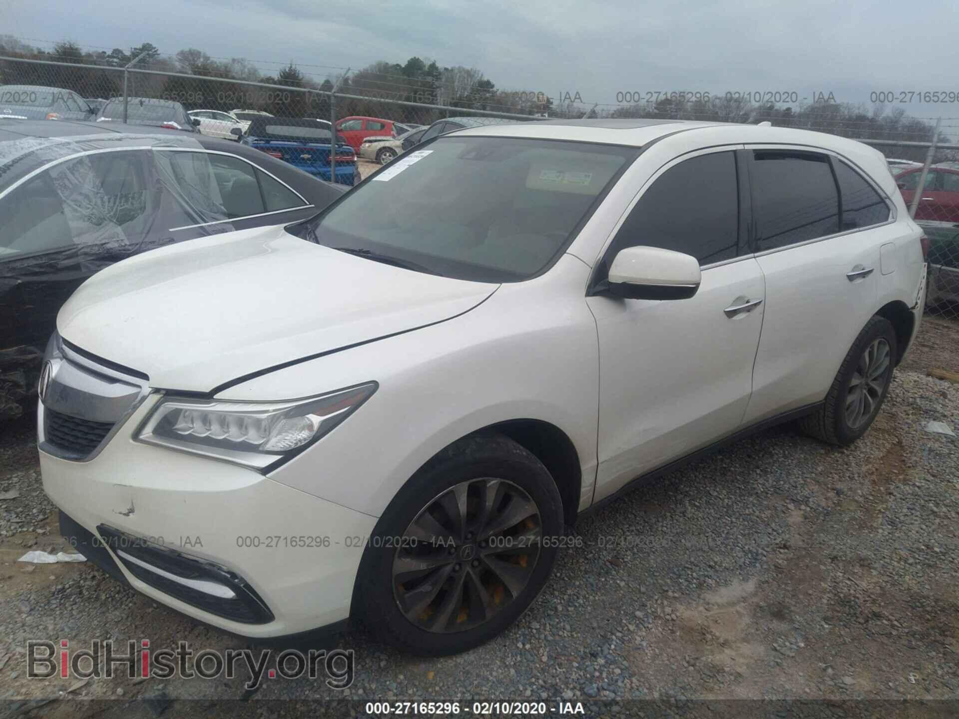 2014 ACURA MDX - VIN: 5FRYD3H46EB007588 - Фото 2