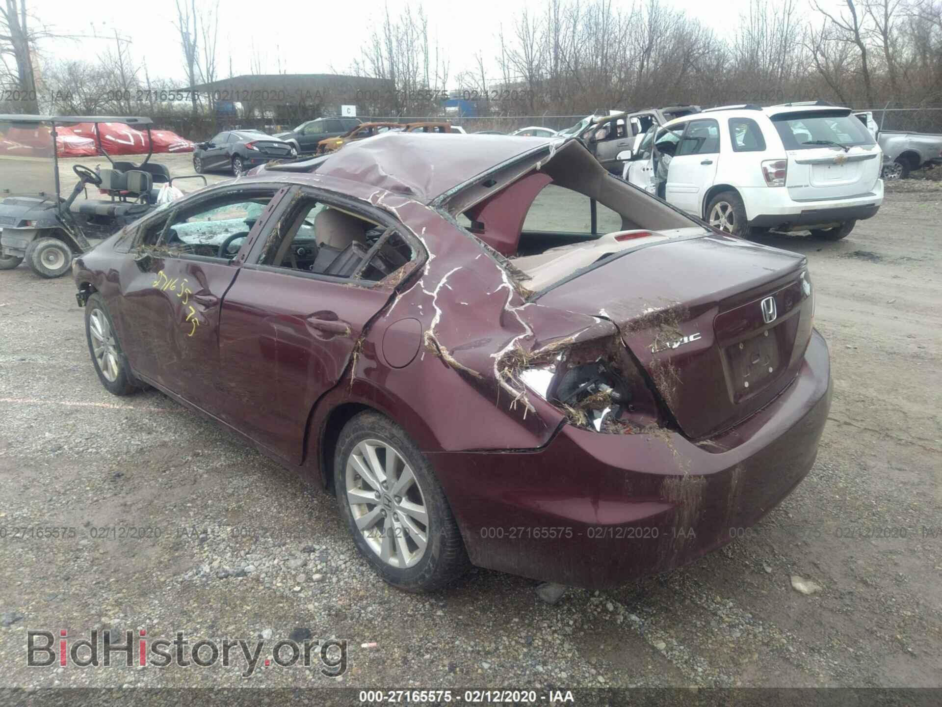 2012 HONDA CIVIC - VIN: 2HGFB2F86CH514854 - Фото 3