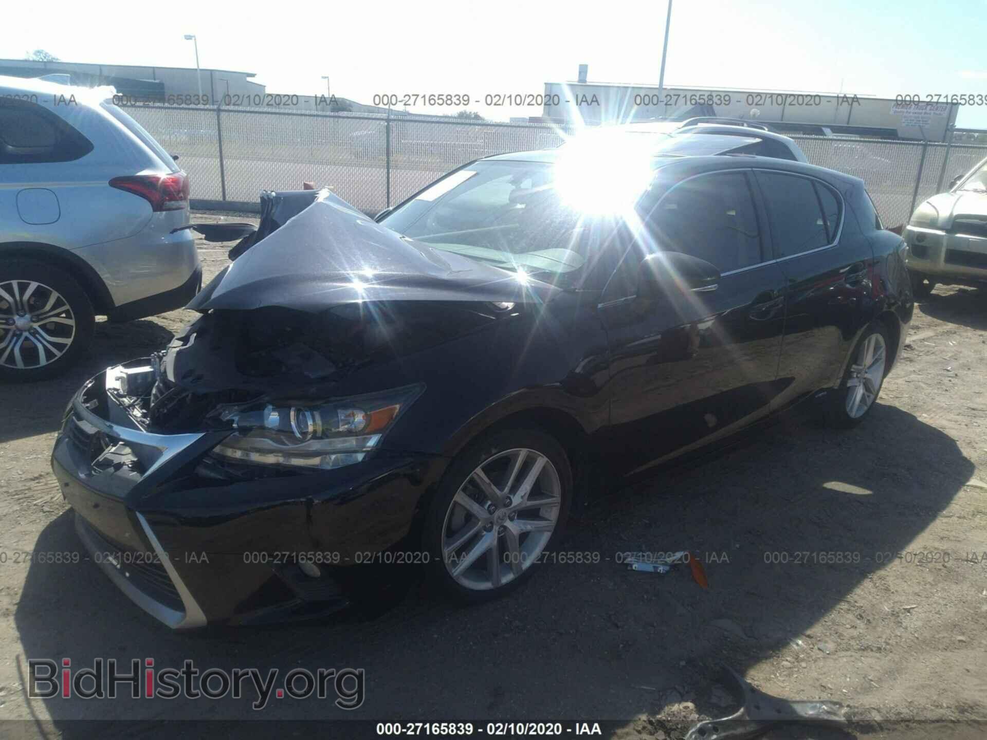 2014 LEXUS CT - VIN: JTHKD5BH7E2182545 - Фото 2