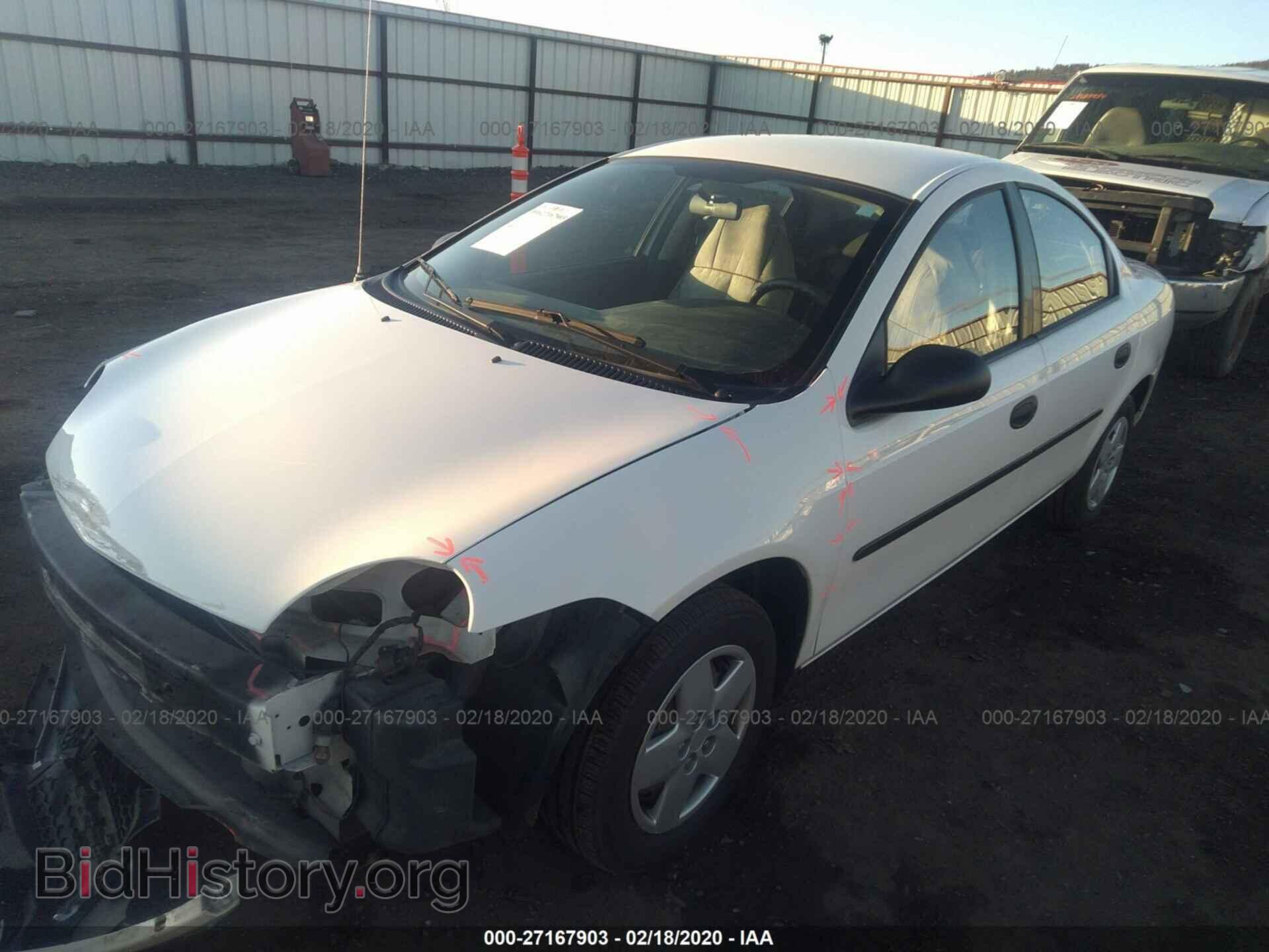 2003 DODGE NEON - VIN: 1B3ES26C03D165204 - Фото 2