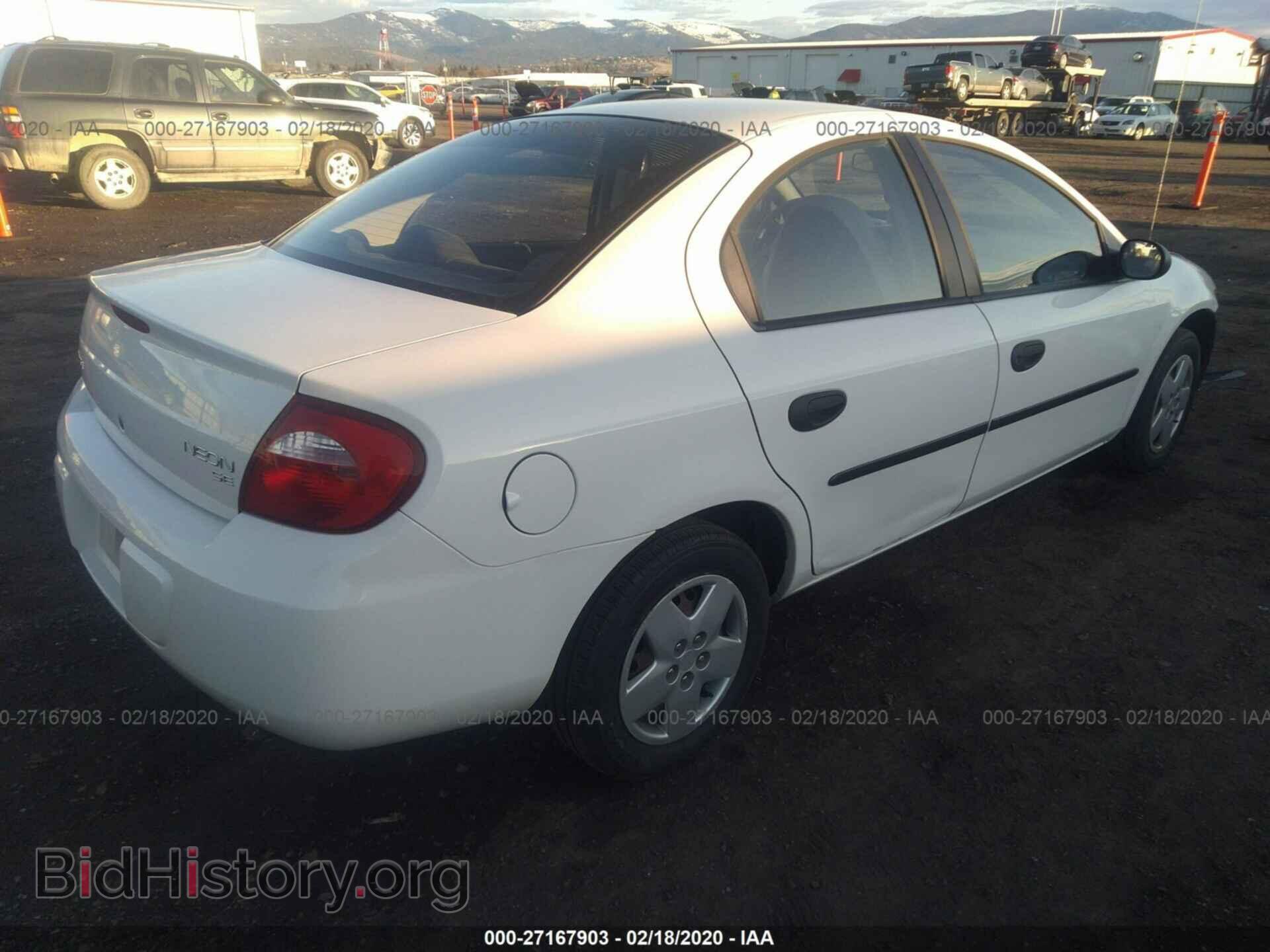 2003 DODGE NEON - VIN: 1B3ES26C03D165204 - Фото 4