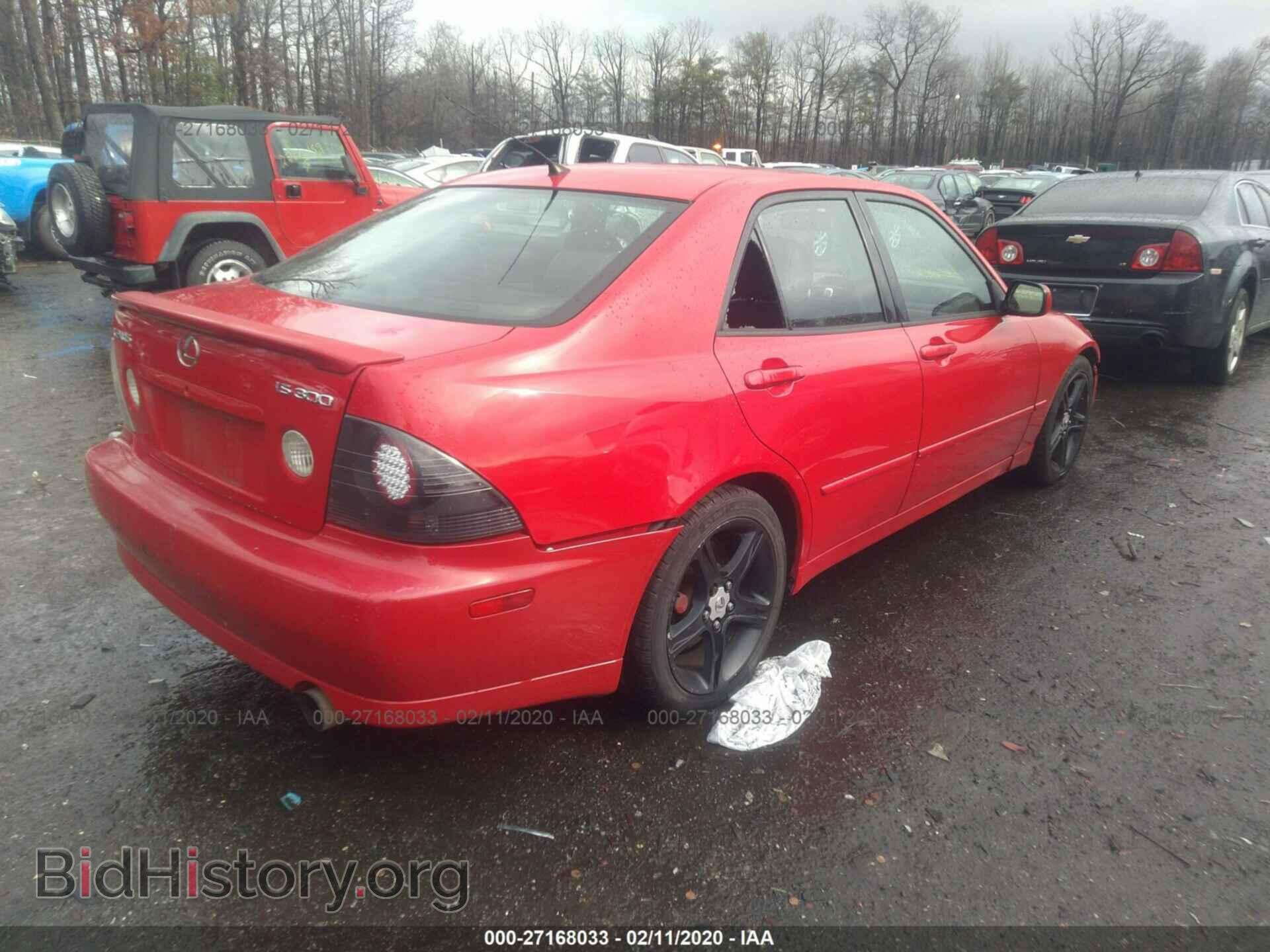 2002 LEXUS IS - VIN: JTHBD192620038535 - Фото 4