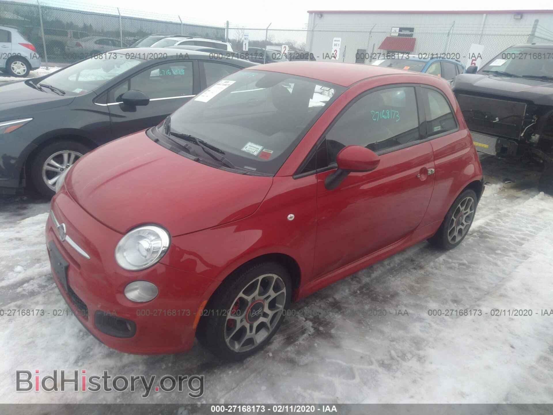 2015 FIAT 500 - VIN: 3C3CFFBR7FT556008 - Фото 2