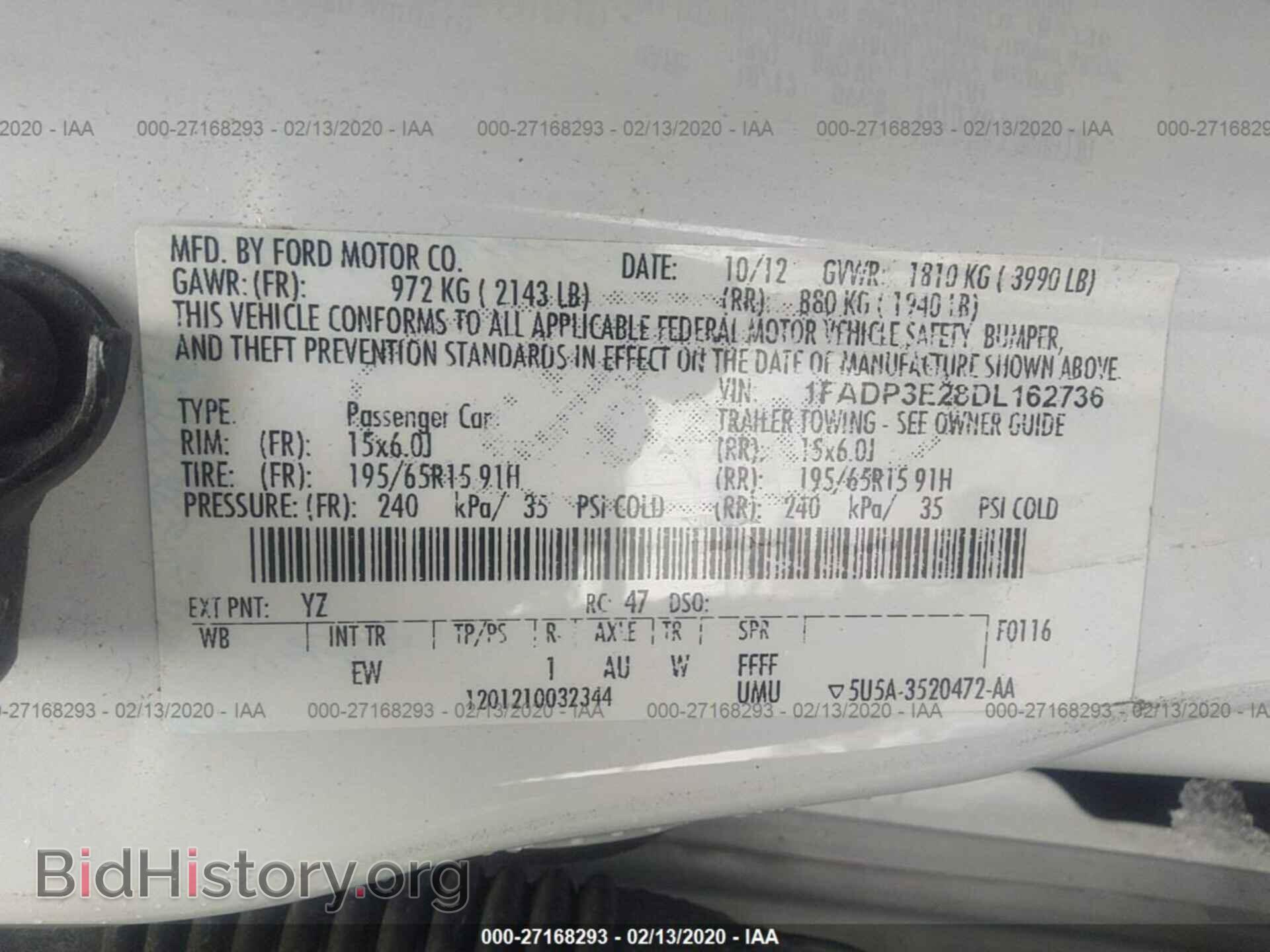 2013 FORD FOCUS - VIN: 1FADP3E28DL162736 - Photo 9