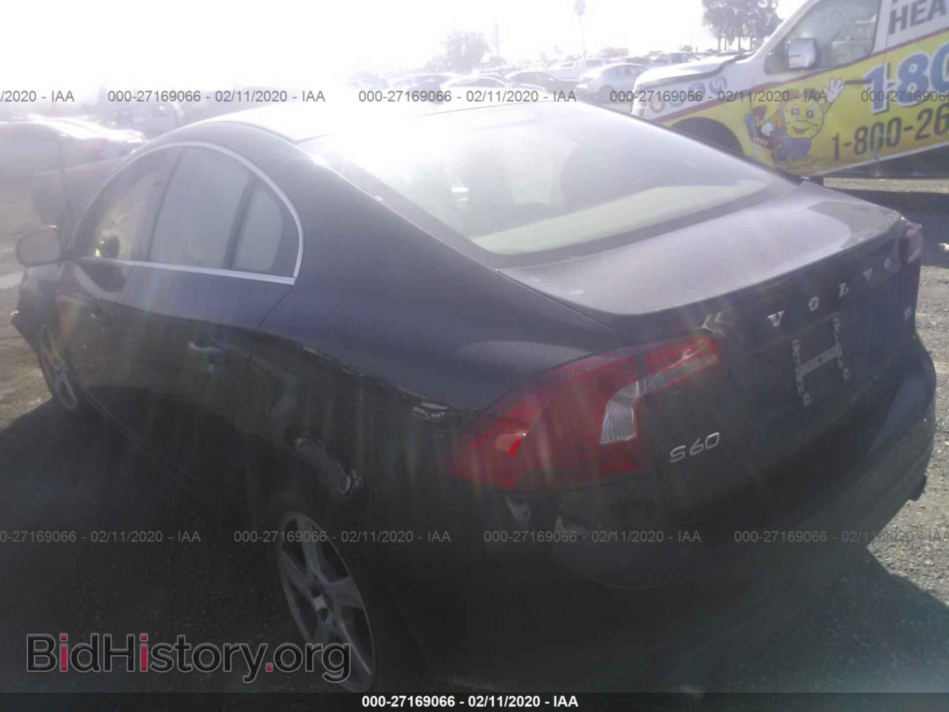 2013 VOLVO S60 - VIN: YV1612FS8D2185155 - Фото 3