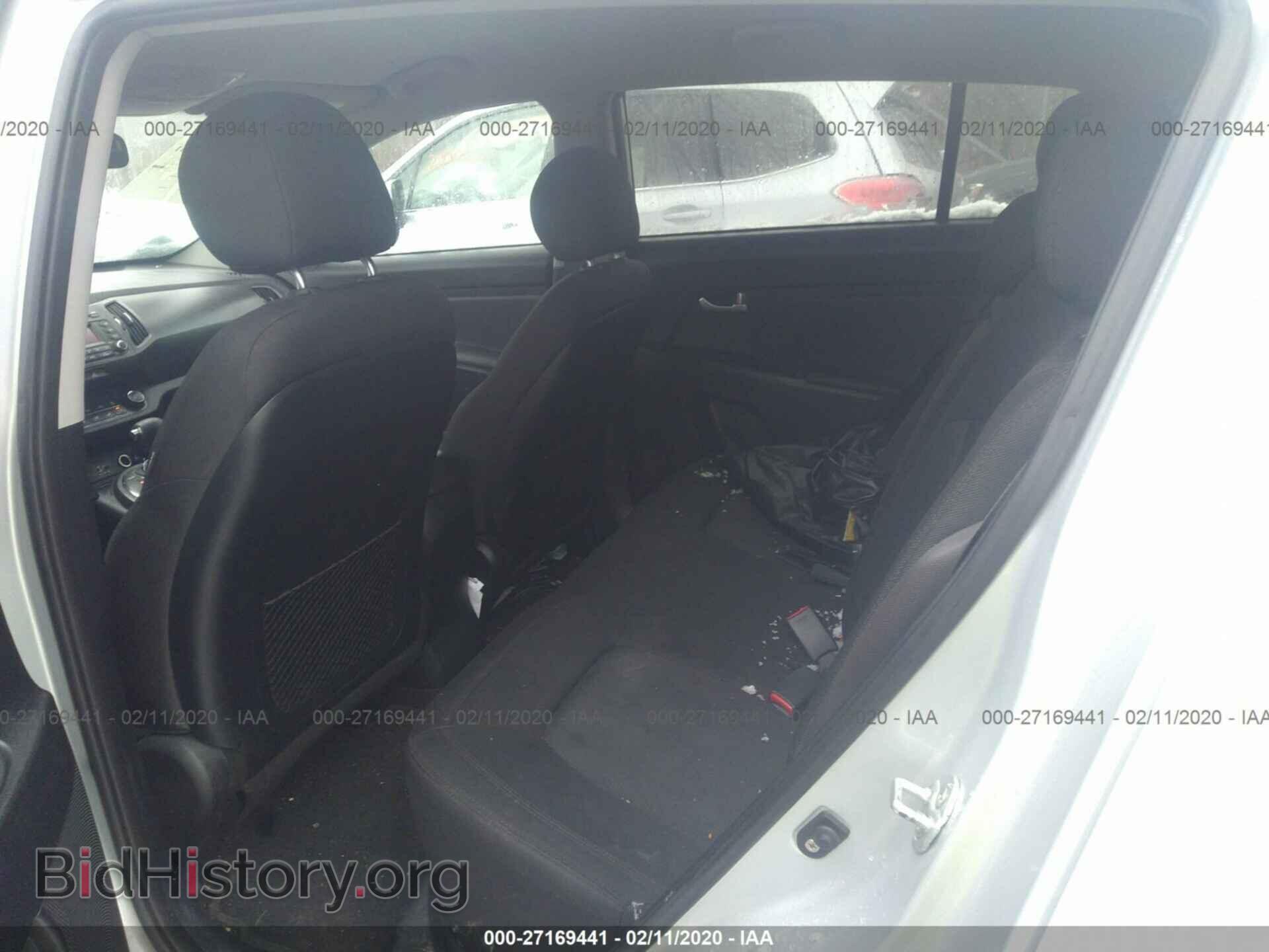 2013 KIA SPORTAGE - VIN: KNDPBCA23D7500483 - Фото 8