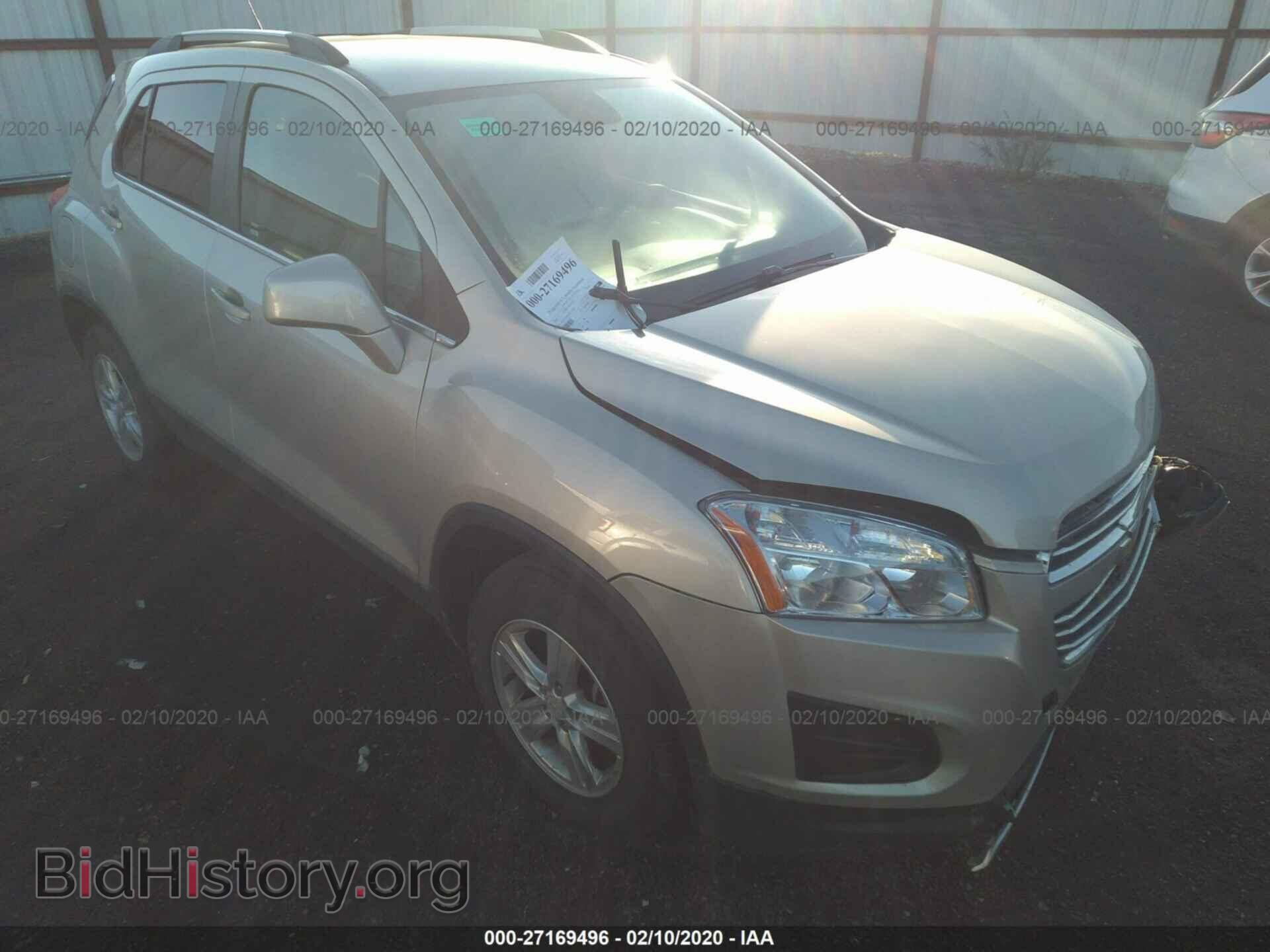 Photo 3GNCJPSB4GL122530 - CHEVROLET TRAX 2016