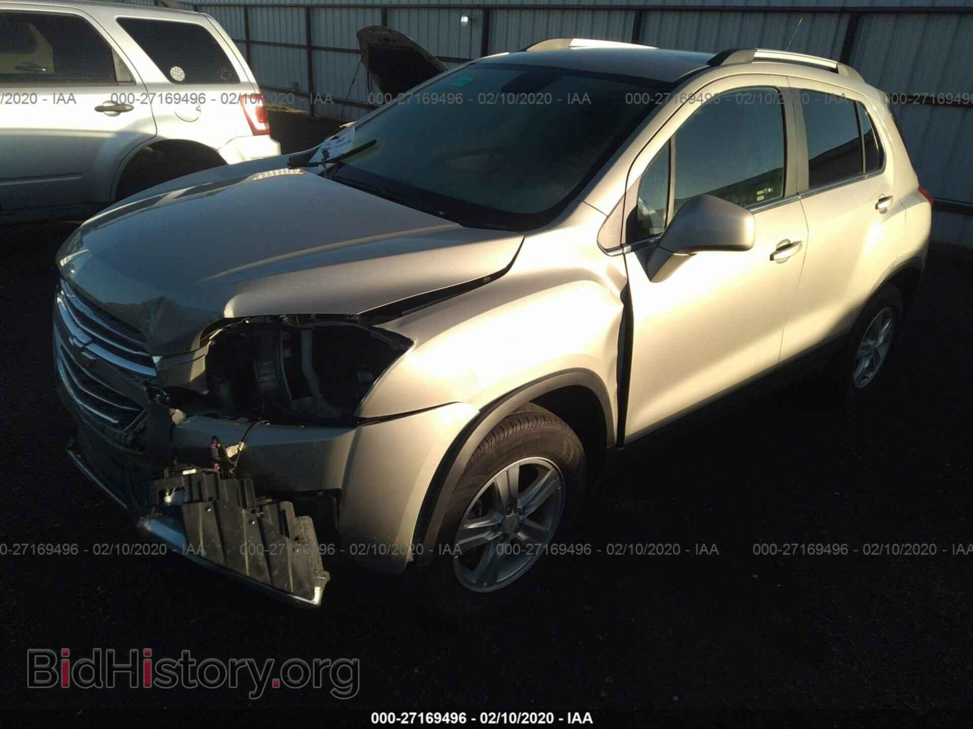 2016 CHEVROLET TRAX - VIN: 3GNCJPSB4GL122530 - Фото 2