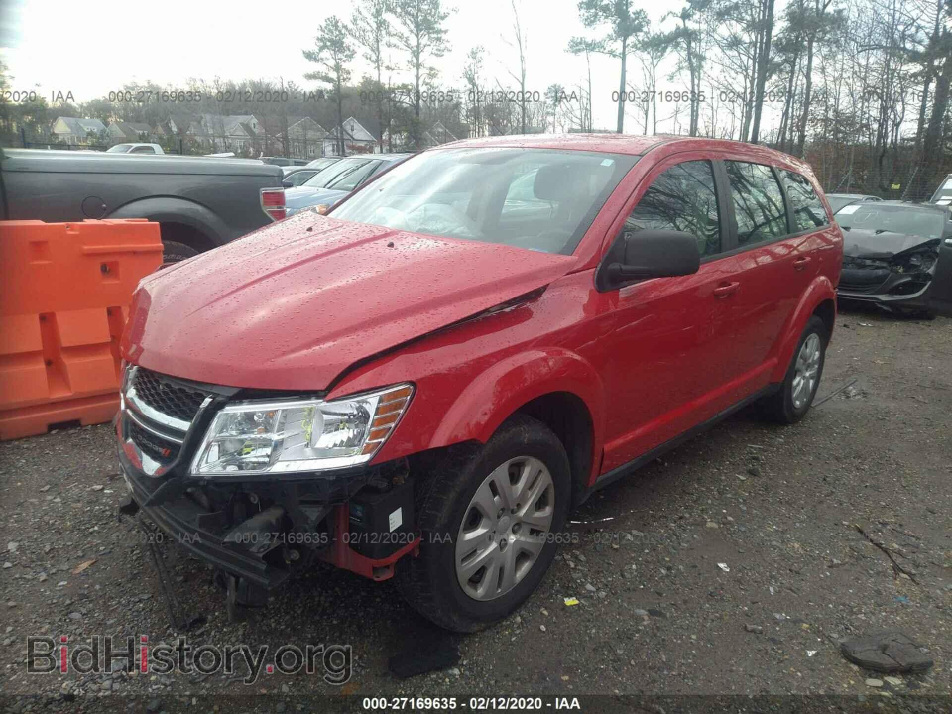 2013 DODGE JOURNEY - VIN: 3C4PDCAB1DT722767 - Фото 2