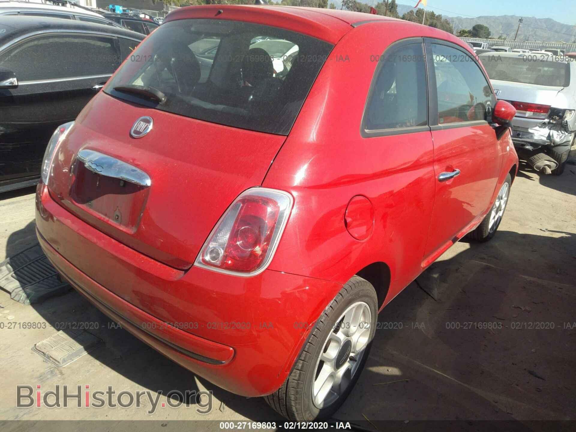 2012 FIAT 500 - VIN: 3C3CFFAR7CT125455 - Фото 4