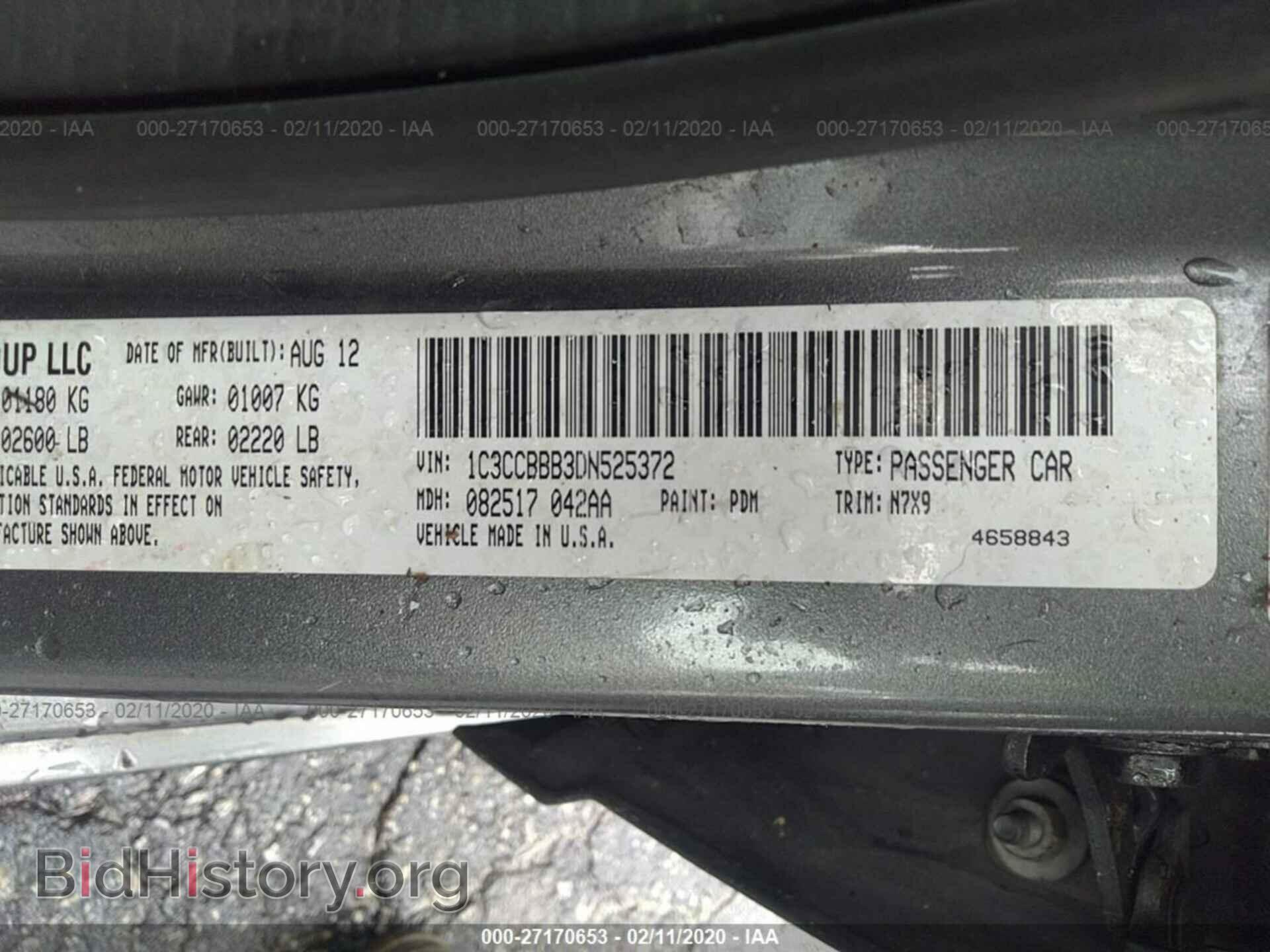 2013 CHRYSLER 200 - VIN: 1C3CCBBB3DN525372 - Photo 9