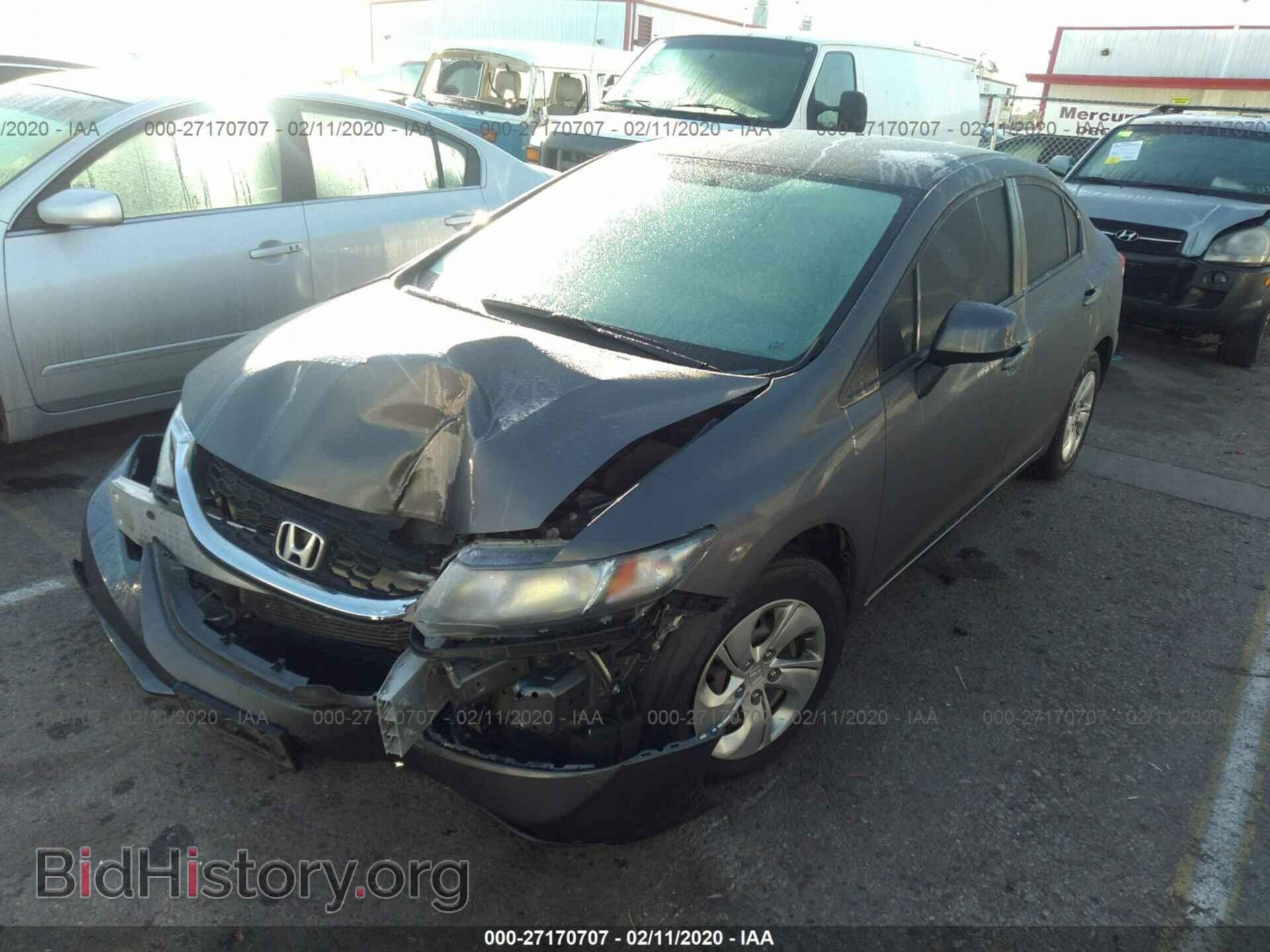 2013 HONDA CIVIC - VIN: 19XFB2F54DE258683 - Фото 2