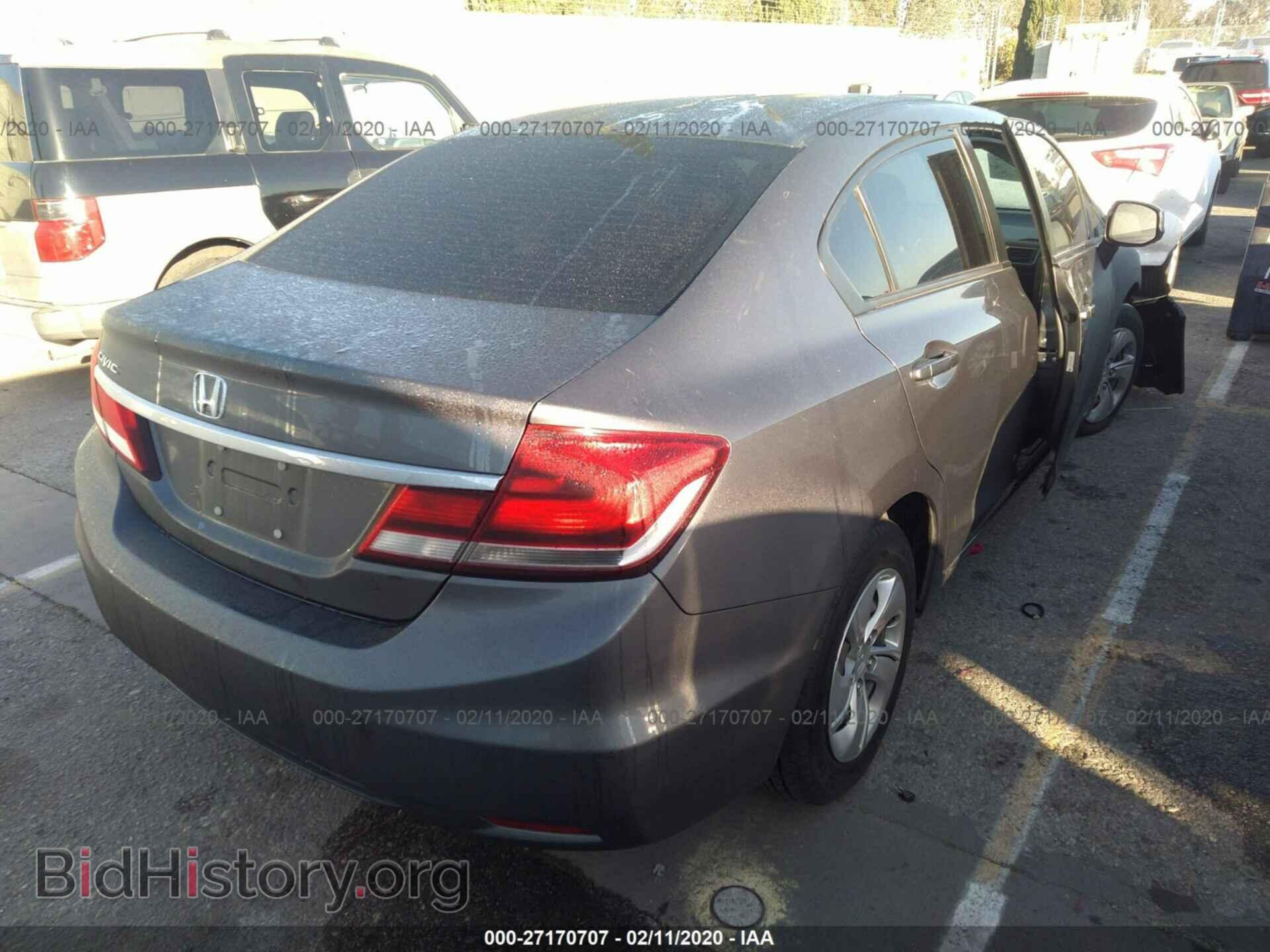 2013 HONDA CIVIC - VIN: 19XFB2F54DE258683 - Фото 4