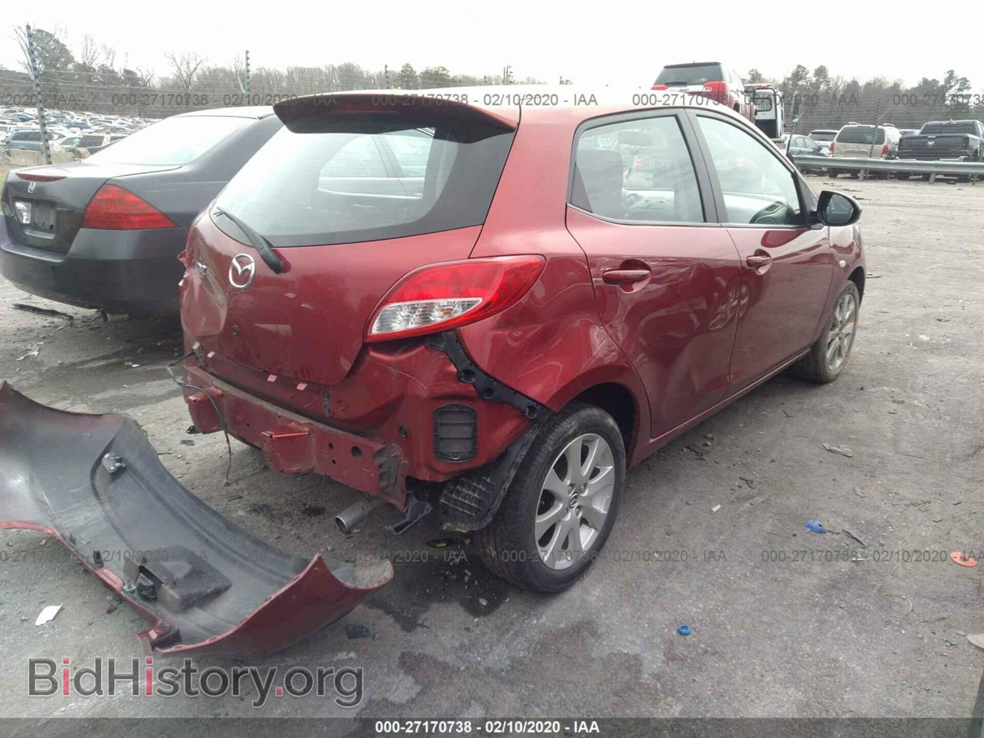 2014 MAZDA MAZDA2 - VIN: JM1DE1LZ4E0179184 - Фото 4