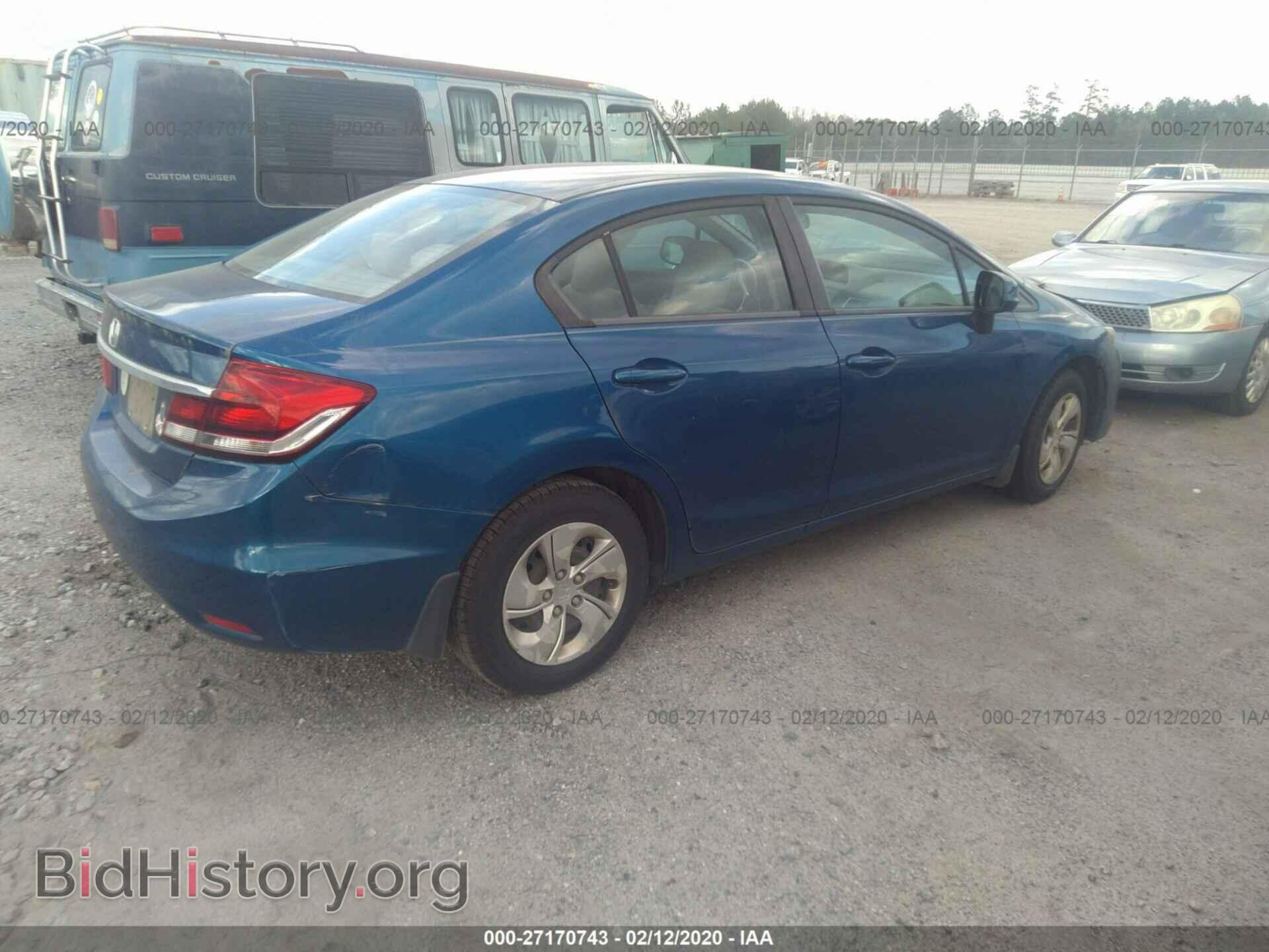 2013 HONDA CIVIC - VIN: 19XFB2F54DE016329 - Фото 4