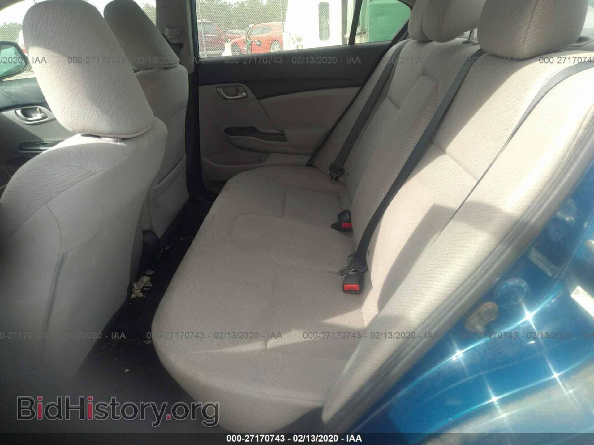 2013 HONDA CIVIC - VIN: 19XFB2F54DE016329 - Фото 8