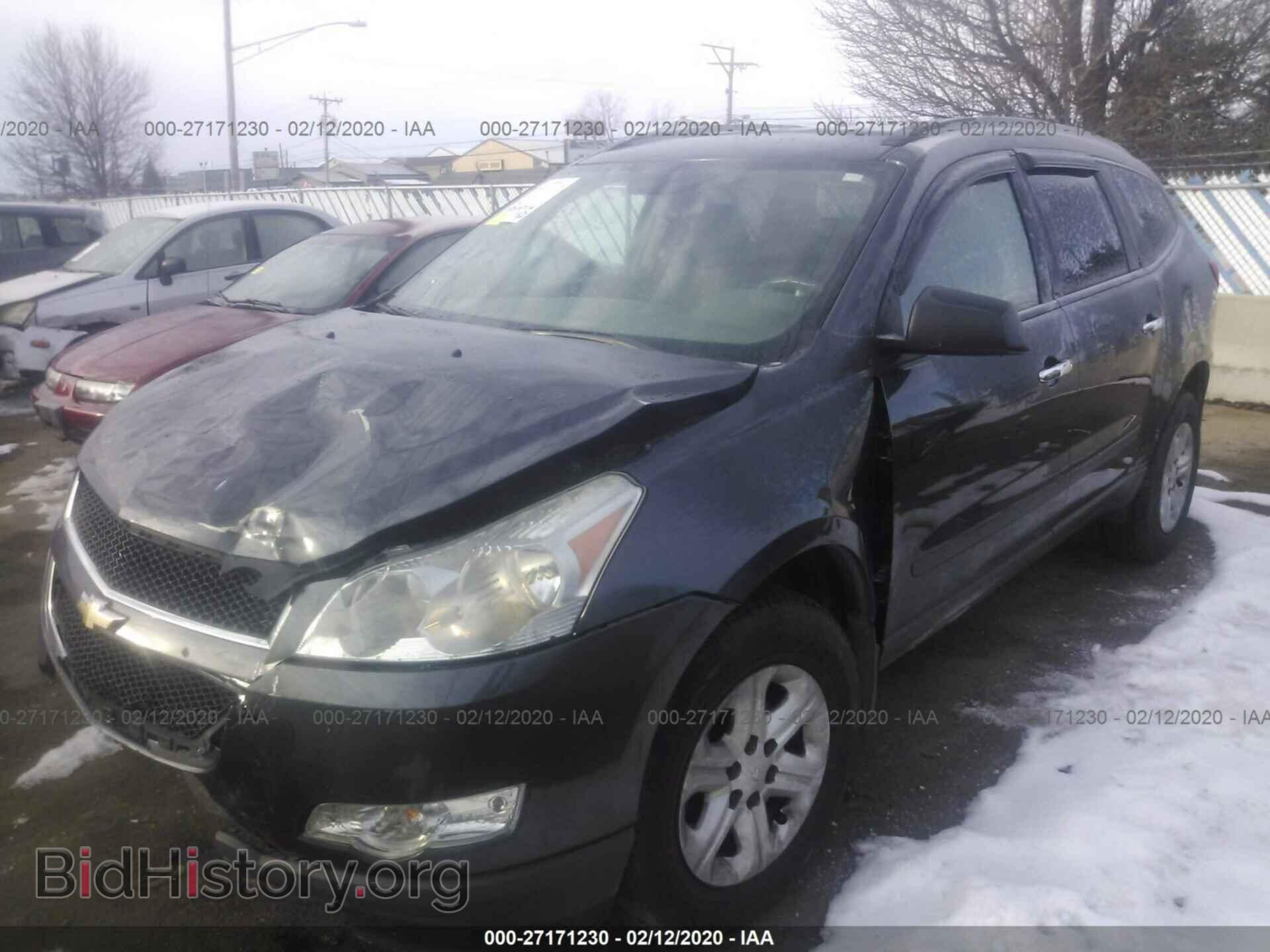 2012 CHEVROLET TRAVERSE - VIN: 1GNKRFED9CJ287048 - Фото 2