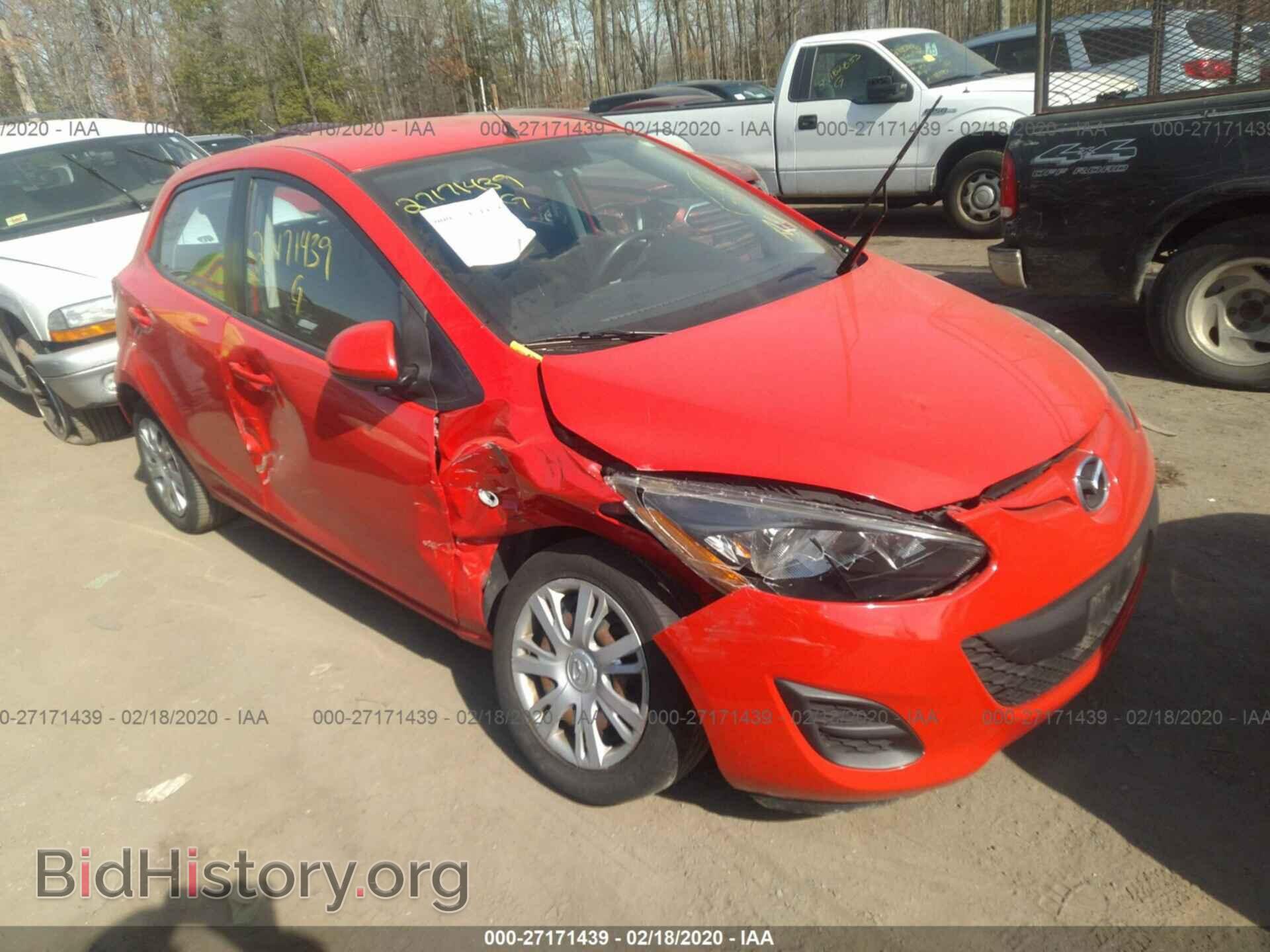 Photo JM1DE1KY1C0136296 - MAZDA MAZDA2 2012