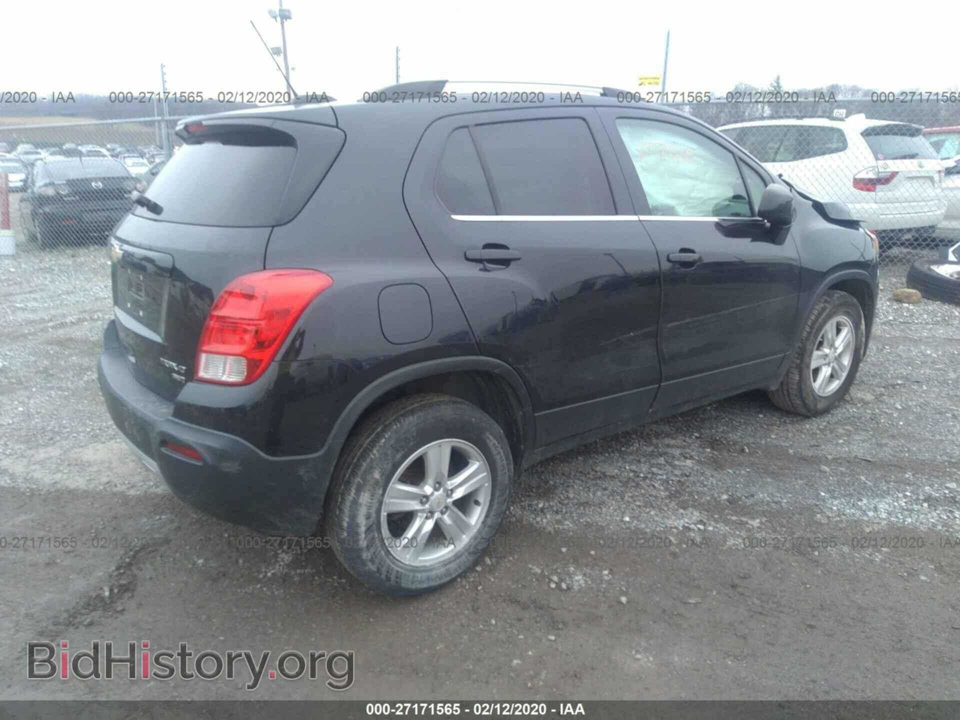 2016 CHEVROLET TRAX - VIN: KL7CJPSB8GB614484 - Фото 4