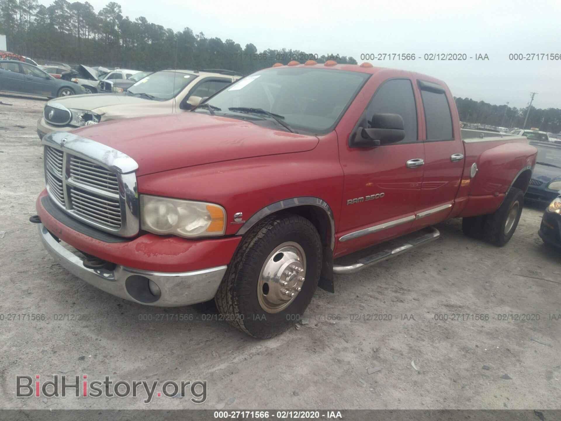 2003 DODGE RAM 3500 - VIN: 3D7MA48C43G855357 - Фото 2