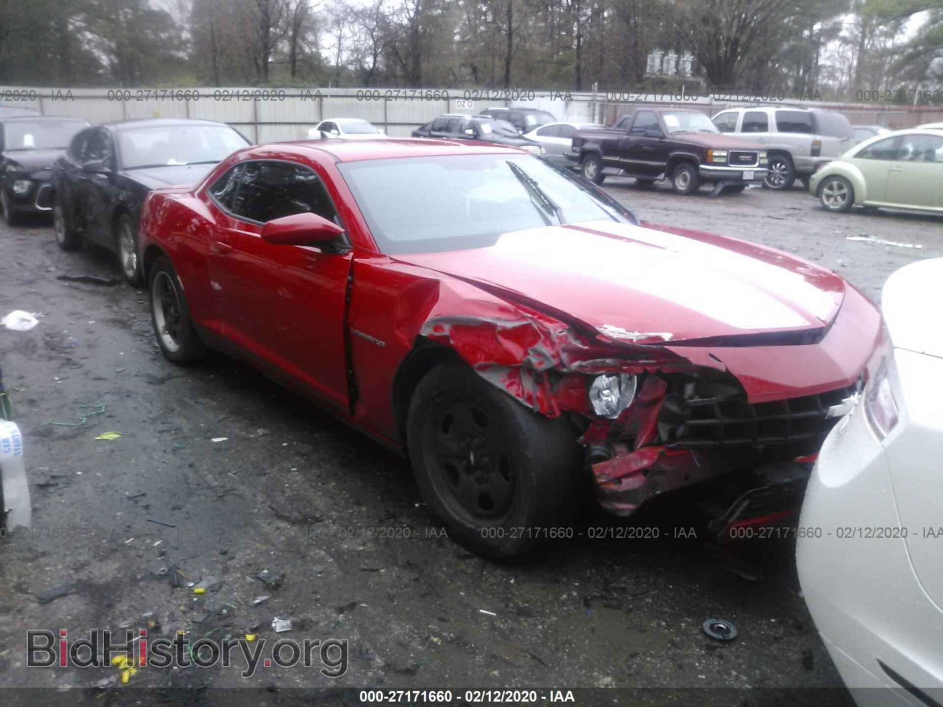 Photo 2G1FA1E34C9148204 - CHEVROLET CAMARO 2012