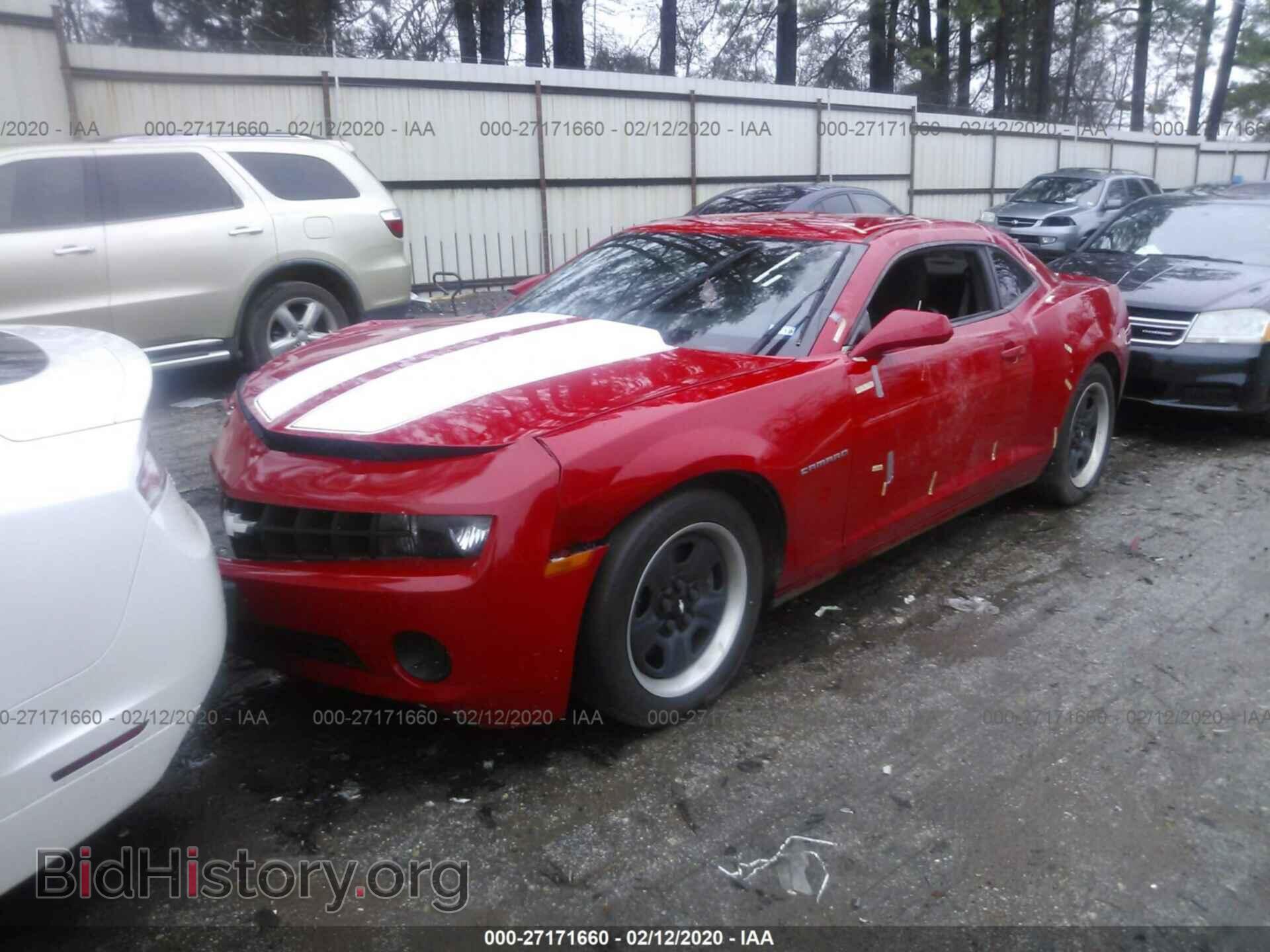 2012 CHEVROLET CAMARO - VIN: 2G1FA1E34C9148204 - Фото 2