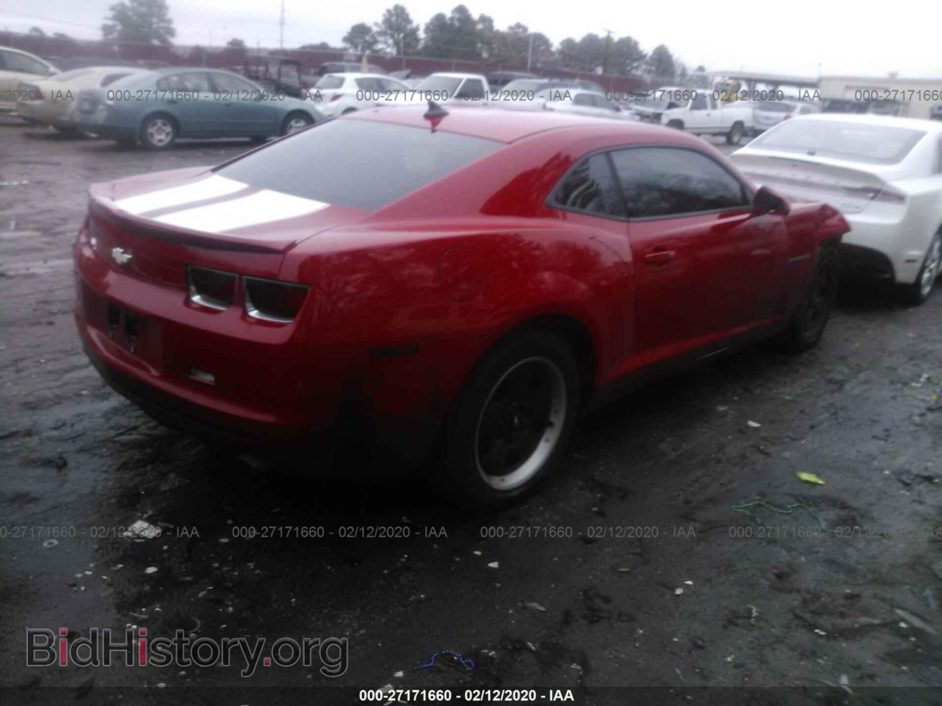 2012 CHEVROLET CAMARO - VIN: 2G1FA1E34C9148204 - Фото 4