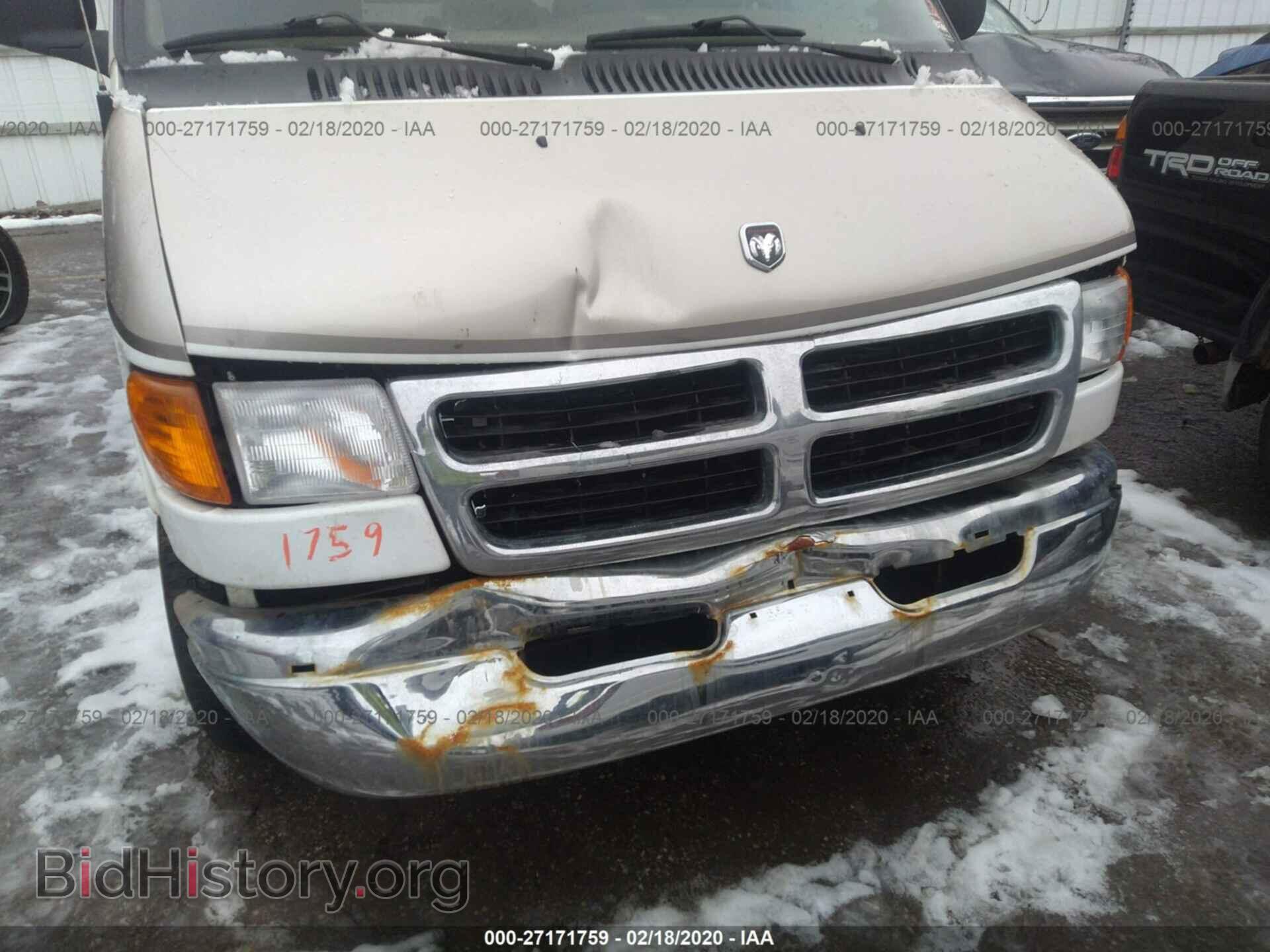 2001 DODGE RAM VAN - VIN: 2B6HB11Z01K551422 - Фото 6