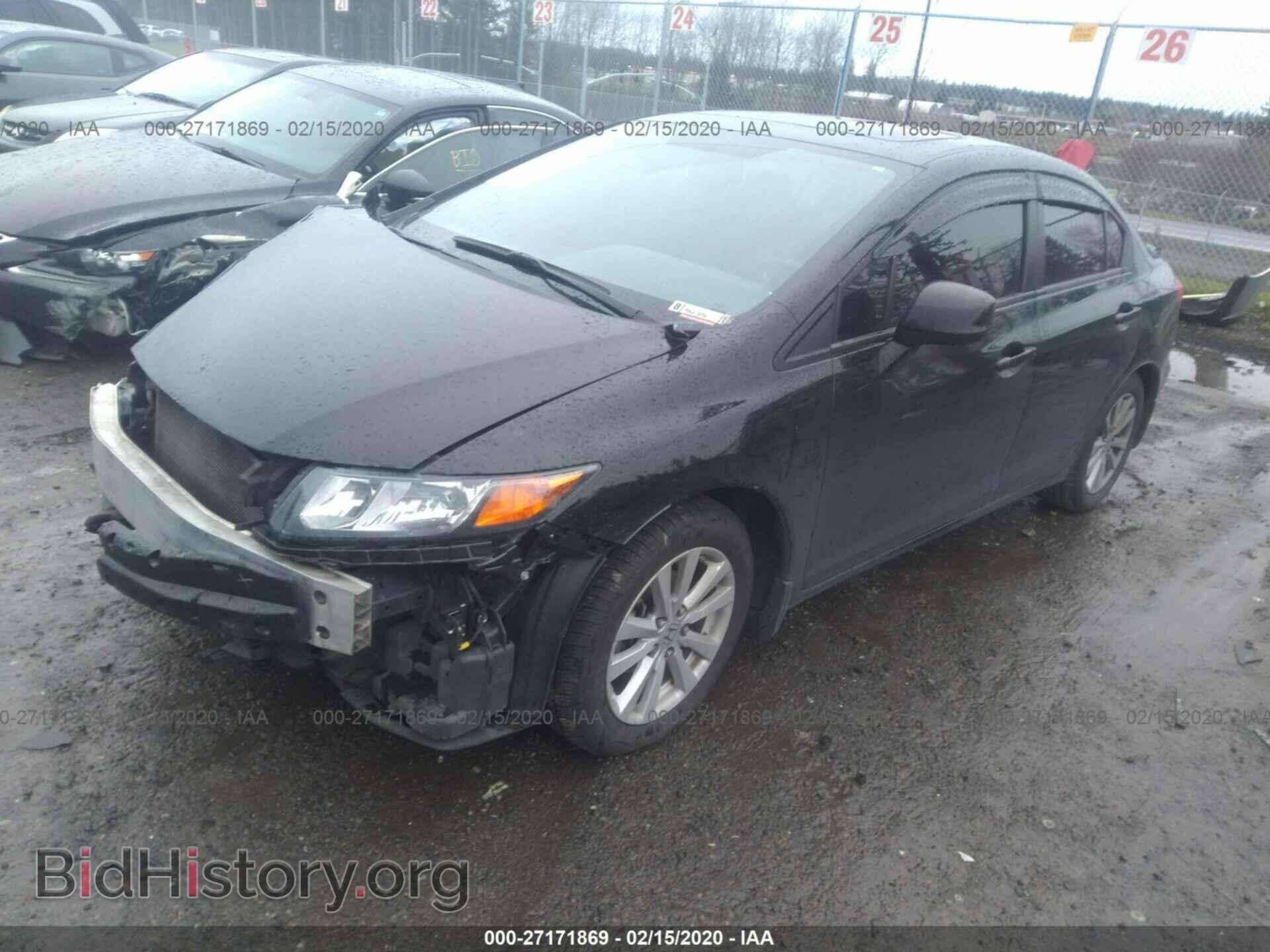2012 HONDA CIVIC - VIN: 2HGFB2F82CH306843 - Photo 2