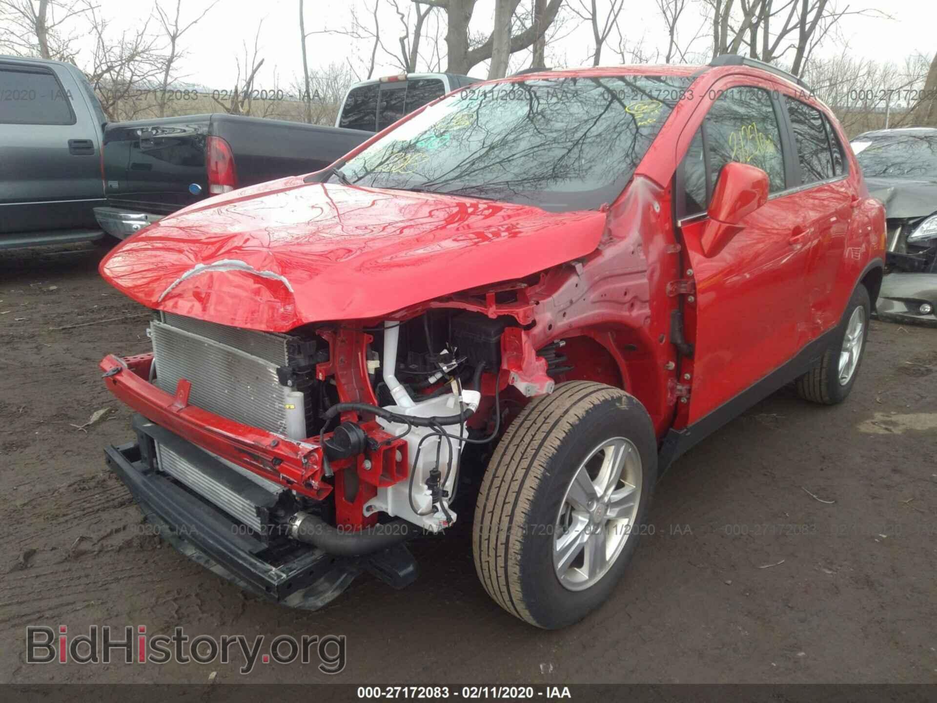 2017 CHEVROLET TRAX - VIN: 3GNCJPSB0HL159513 - Фото 2
