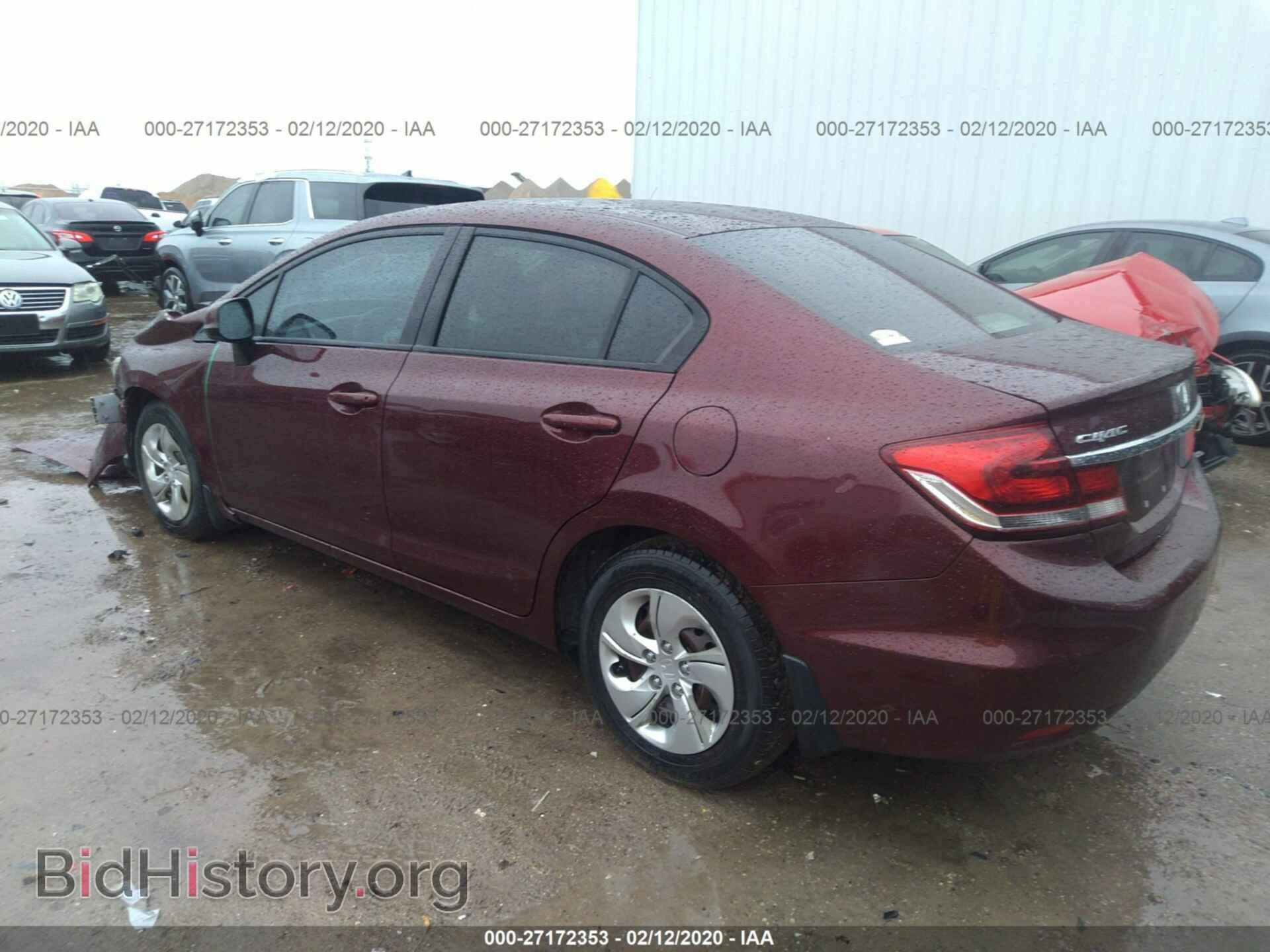 2013 HONDA CIVIC - VIN: 19XFB2F51DE022637 - Фото 3