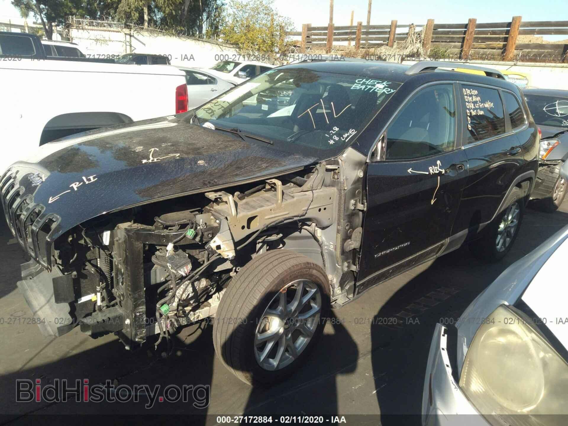 2015 JEEP CHEROKEE - VIN: 1C4PJLCB1FW643361 - Фото 2
