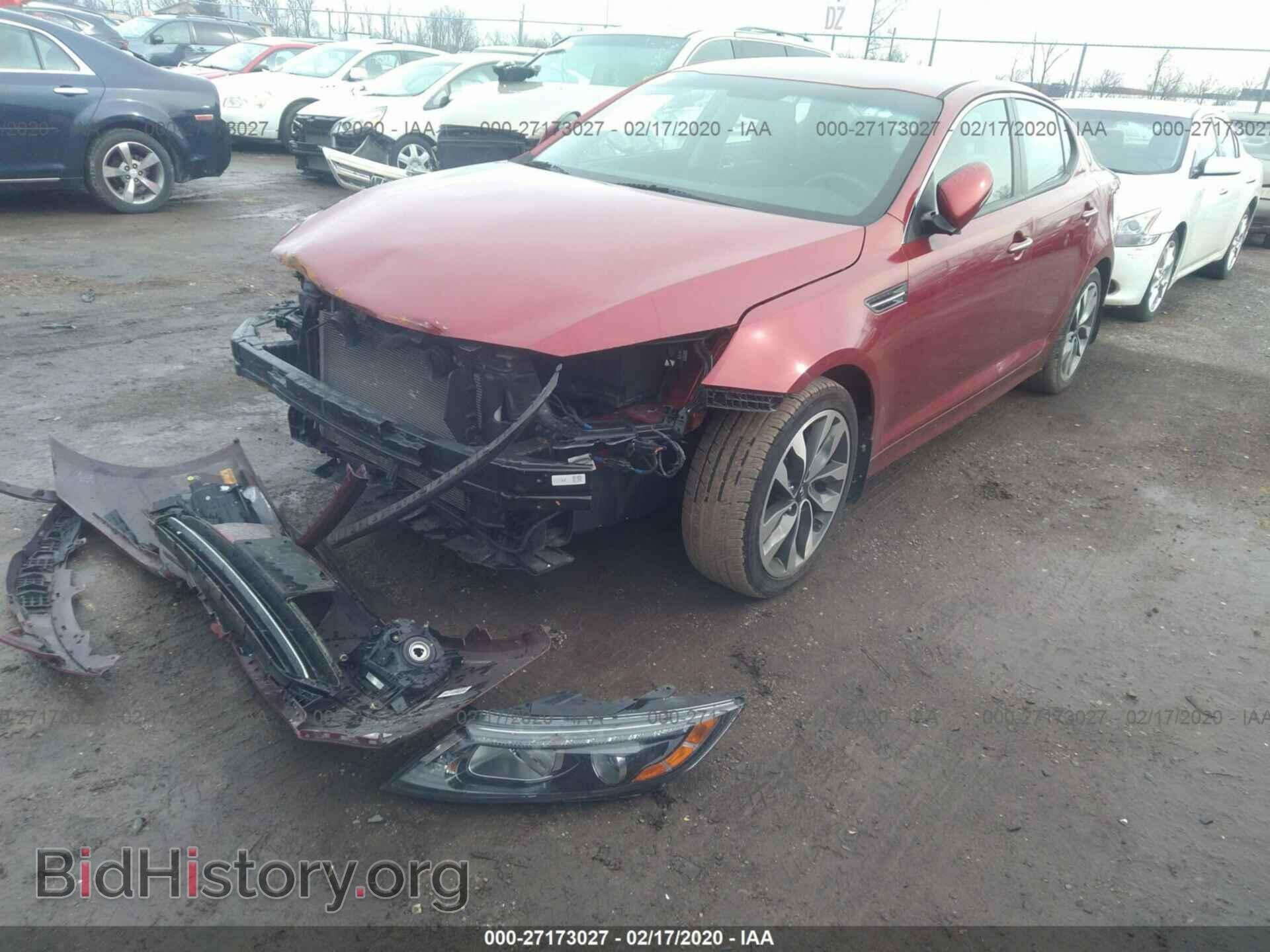 2015 KIA OPTIMA - VIN: 5XXGR4A77FG517262 - Фото 2