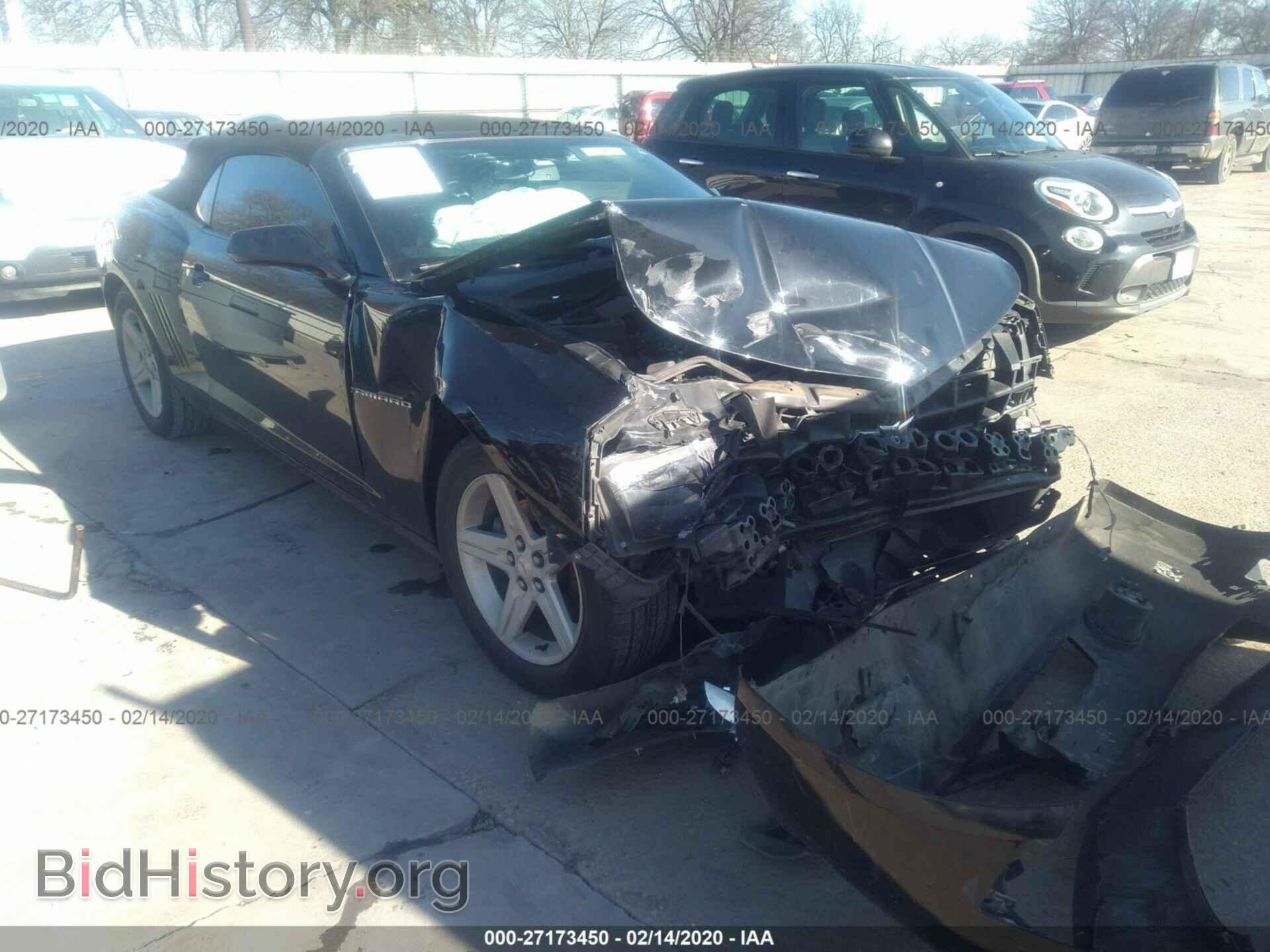Photo 2G1FF3D35C9173031 - CHEVROLET CAMARO 2012