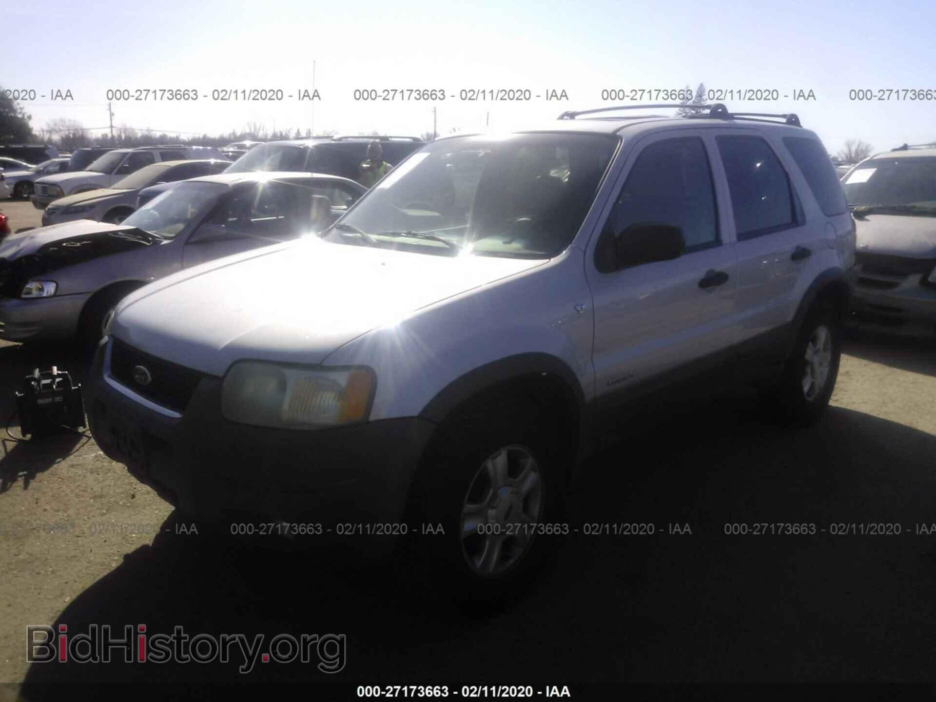 2002 FORD ESCAPE - VIN: 1FMYU041X2KA63183 - Фото 2