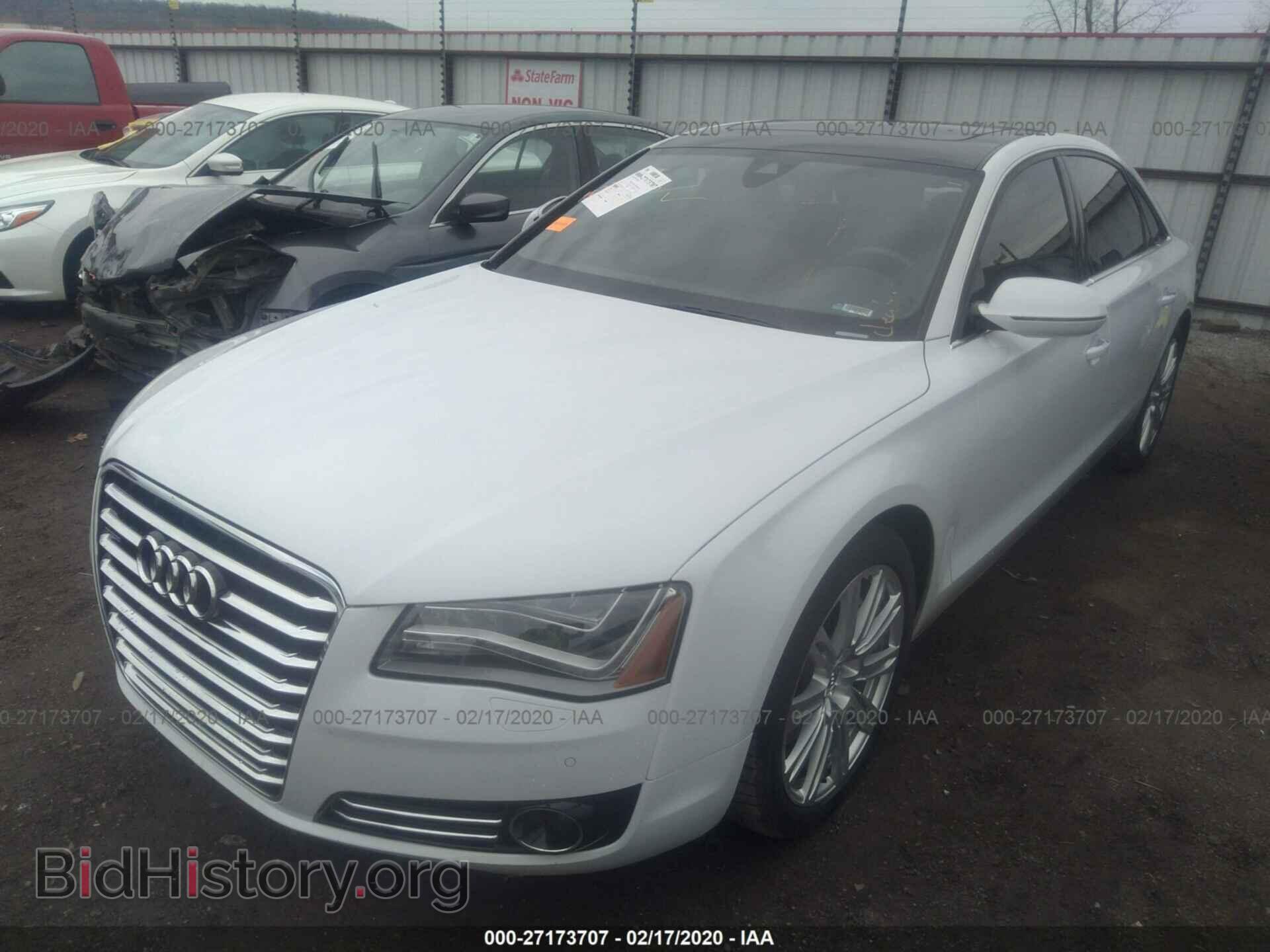 2012 AUDI A8 - VIN: WAURVAFD4CN012505 - Photo 2