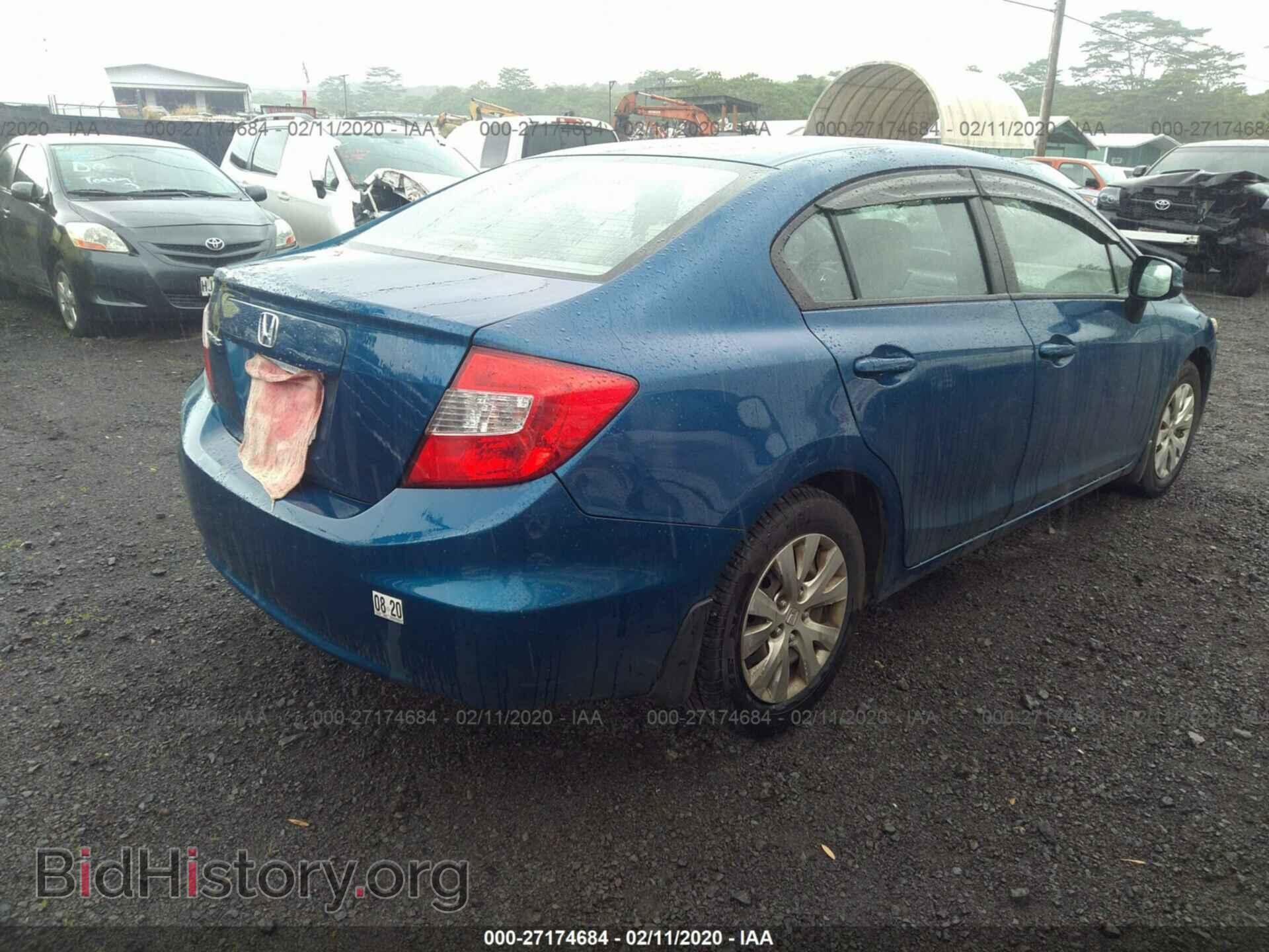 2012 HONDA CIVIC - VIN: 19XFB2F57CE046410 - Фото 4