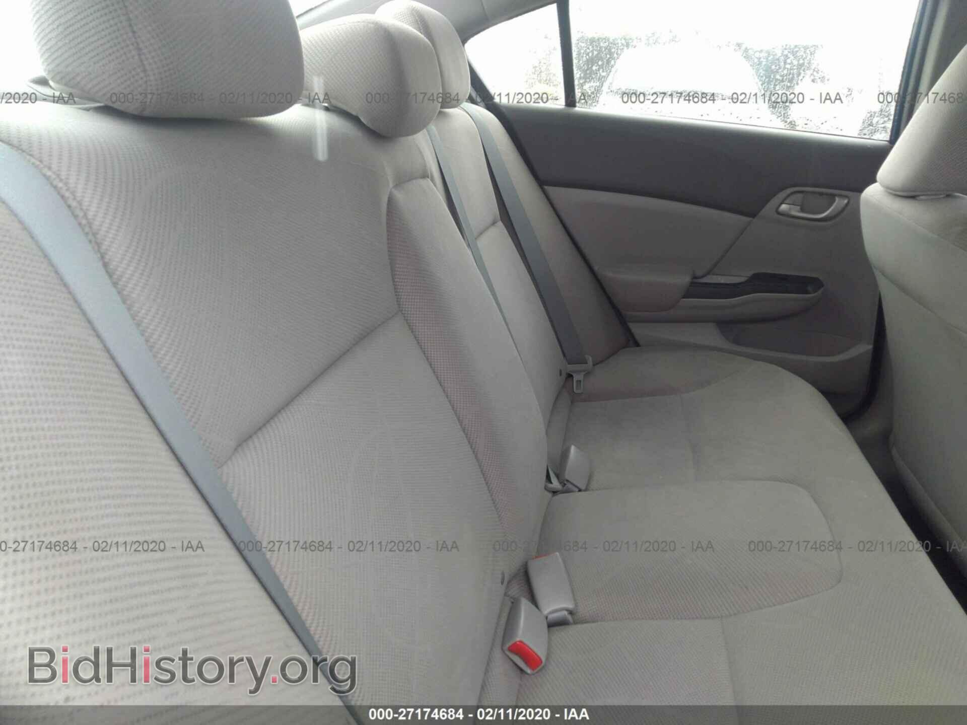 2012 HONDA CIVIC - VIN: 19XFB2F57CE046410 - Фото 8