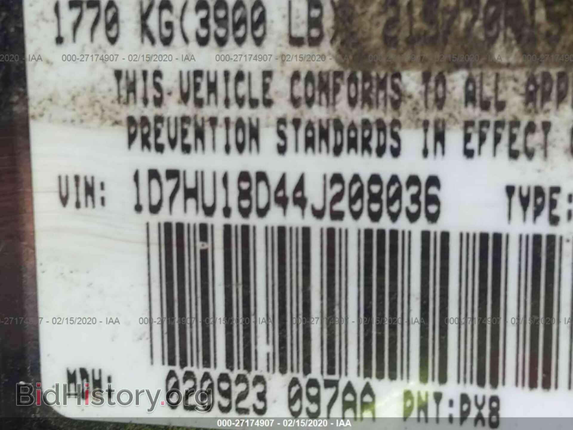 2004 DODGE RAM 1500 - VIN: 1D7HU18D44J208036 - Photo 9