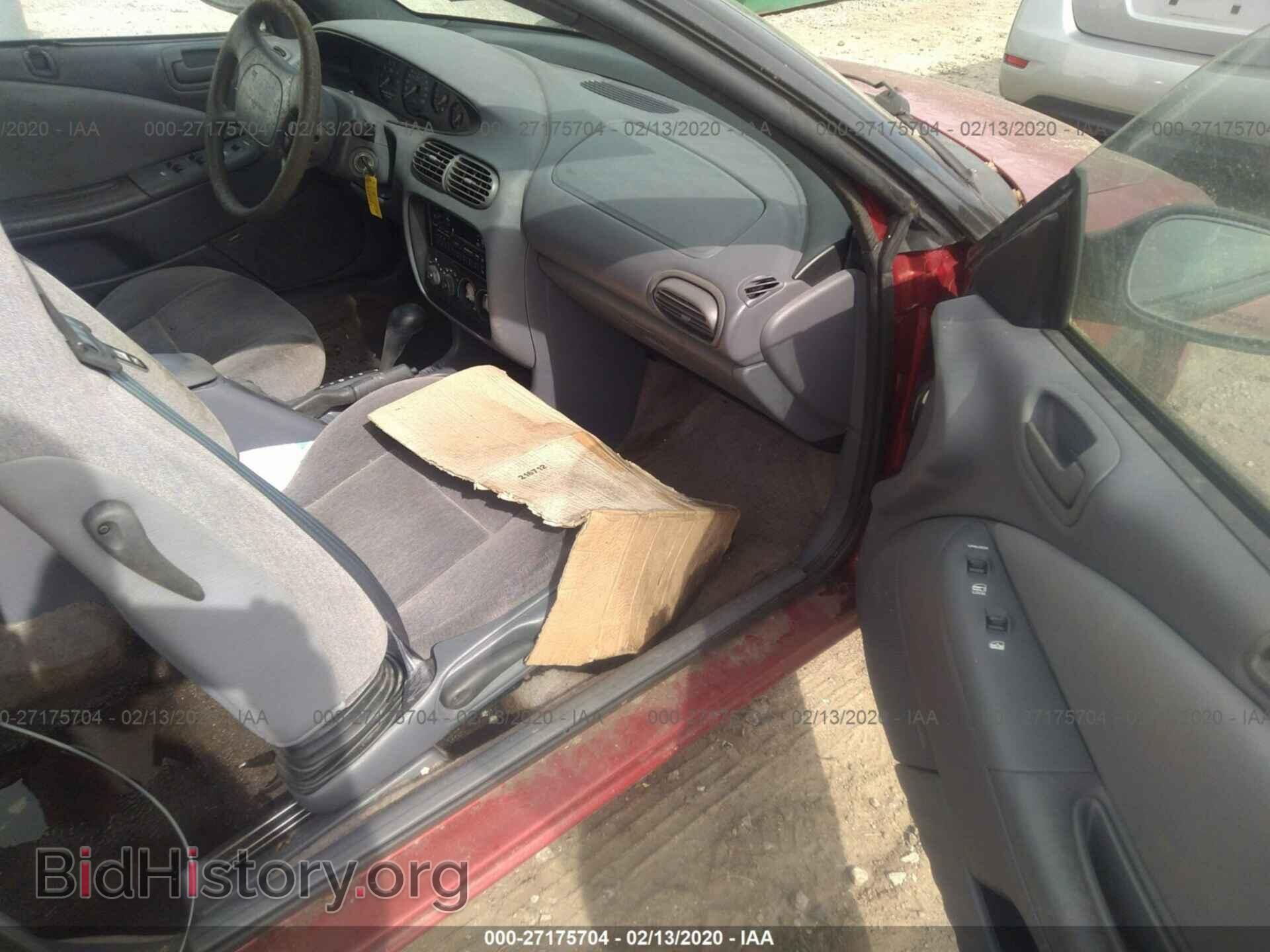 1996 CHRYSLER SEBRING - VIN: 3C3EL45H0TT320112 - Фото 5