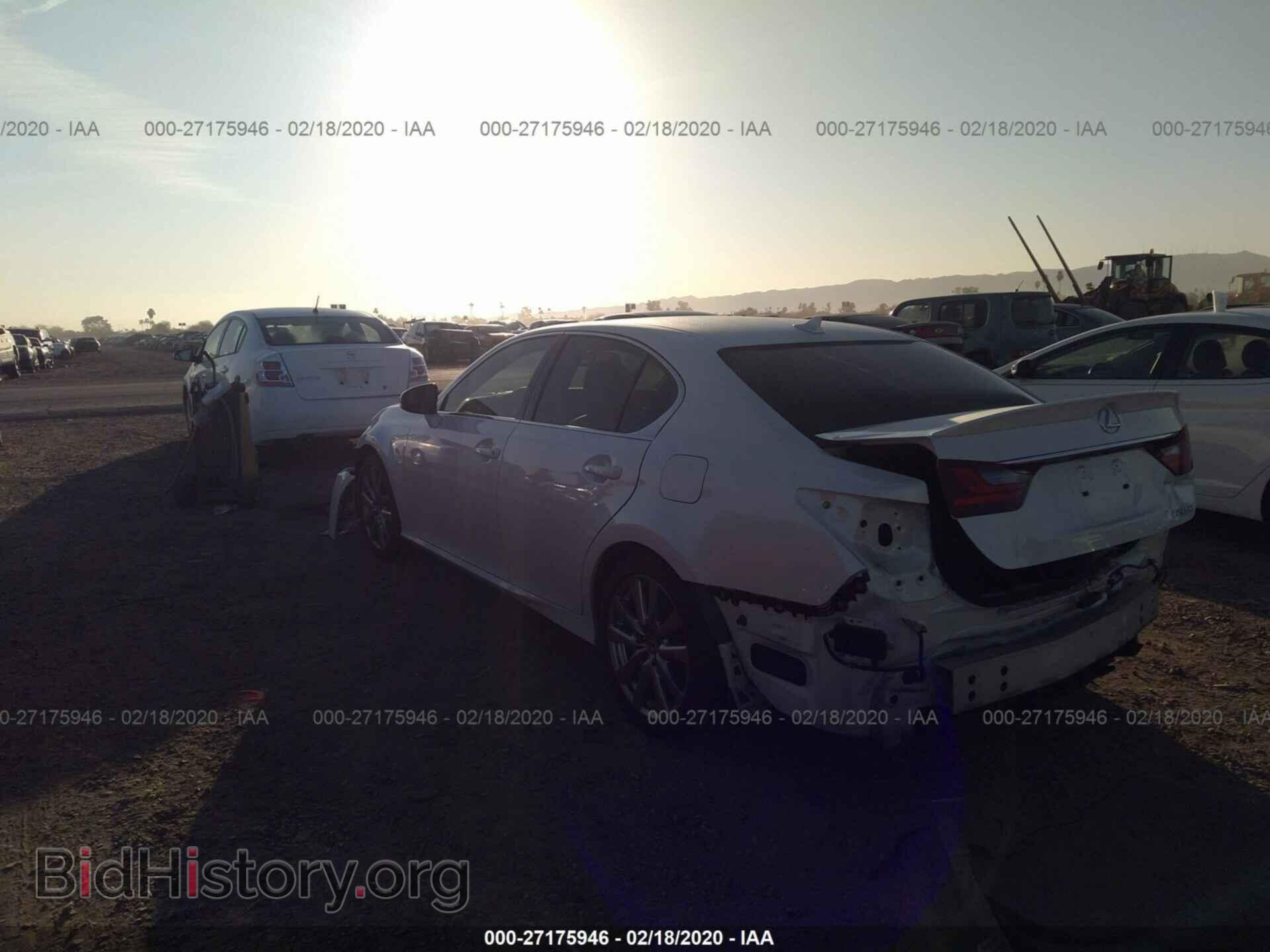 2013 LEXUS GS - VIN: JTHBE1BL7D5028392 - Фото 3